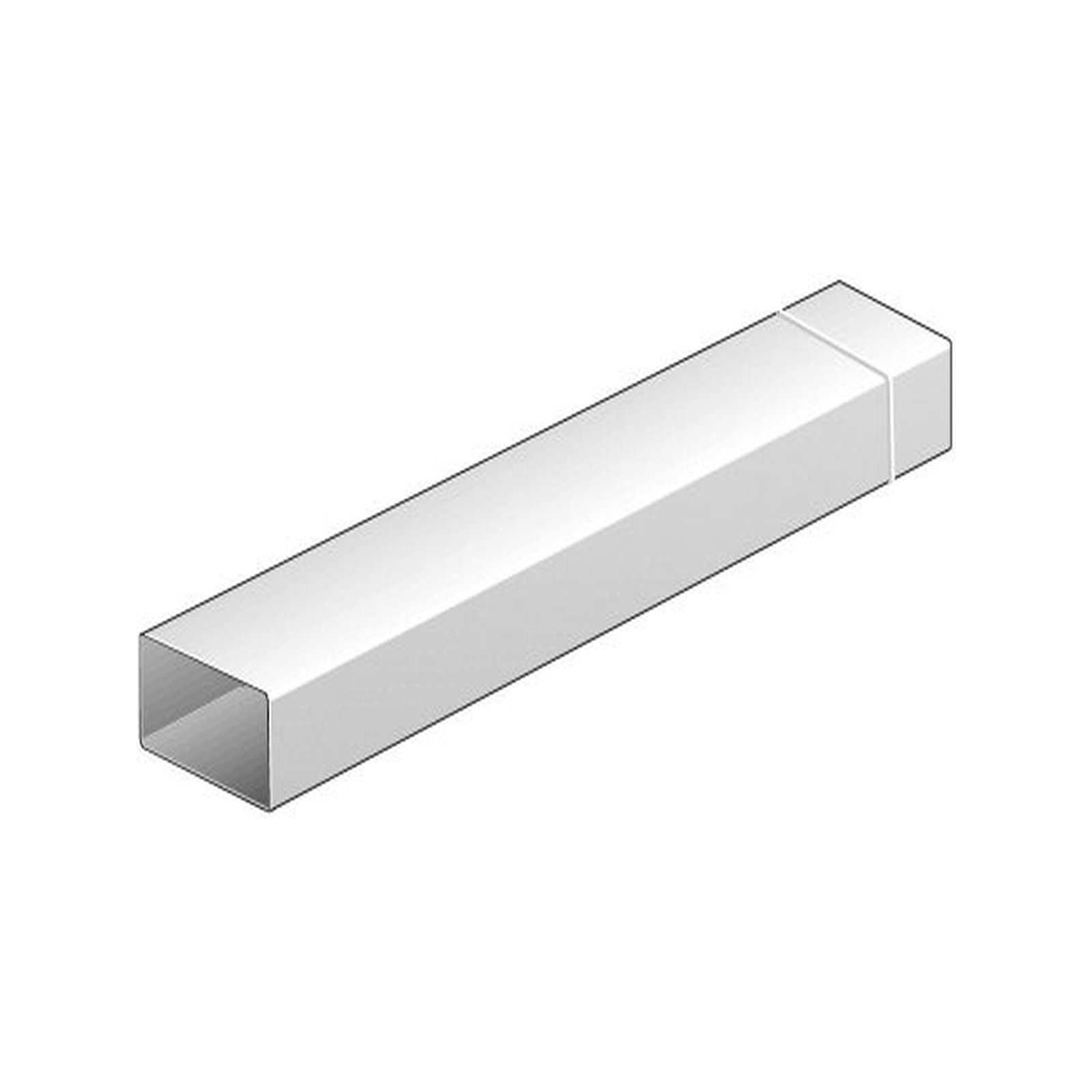 Helios Flachkanal FL 100/1000 110x55mm Kunststoff weiß Länge 1000mm 60708 Helios Flachkanal FL 100/500 500 mm Kunststoff weiß Stecksystem 60709