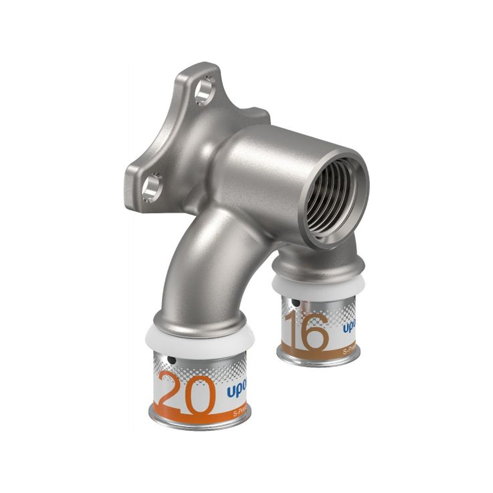Uponor S-Press PLUS U-Wandscheibe 20mm DN15 16mm IG Edelstahlpresshülse DVGW 1070631