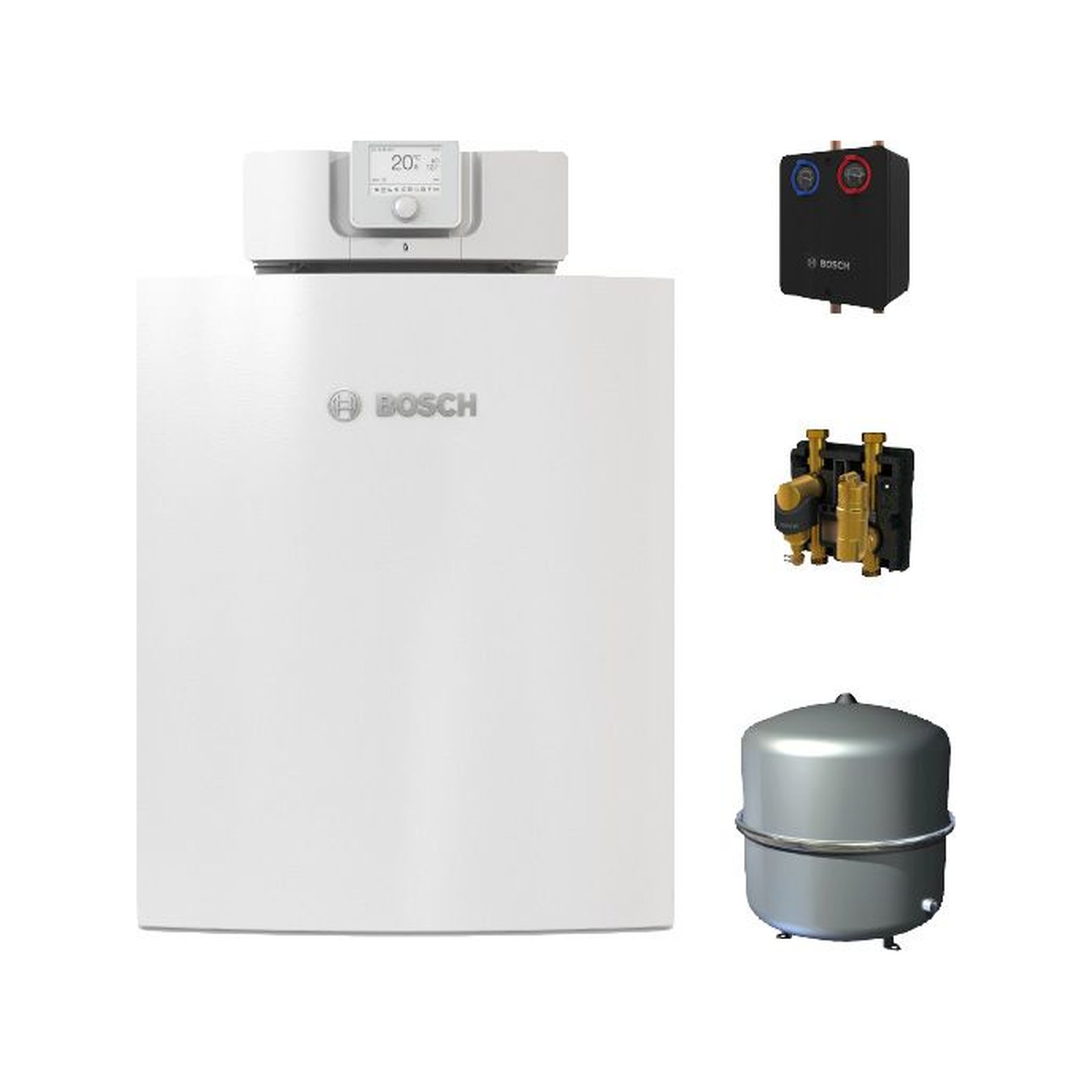 Bosch Gas-Brennwert-Paket BOPA GC7F25 GC7000F 30kW HS25-6 MSL BSS50 7739624325