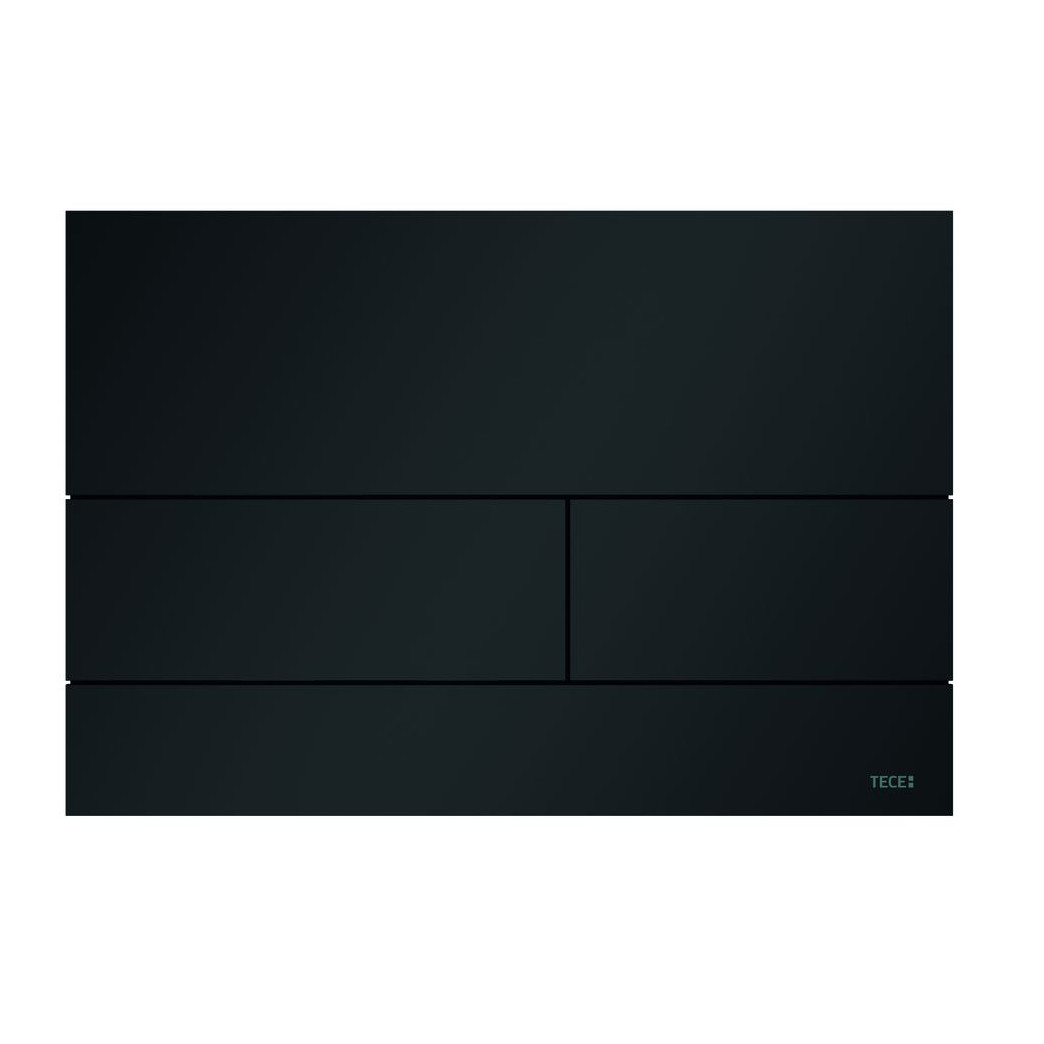 TECEsquare II Metall WC-Betätigungsplatte Zweimengentechnik Schwarz matt 9240833
