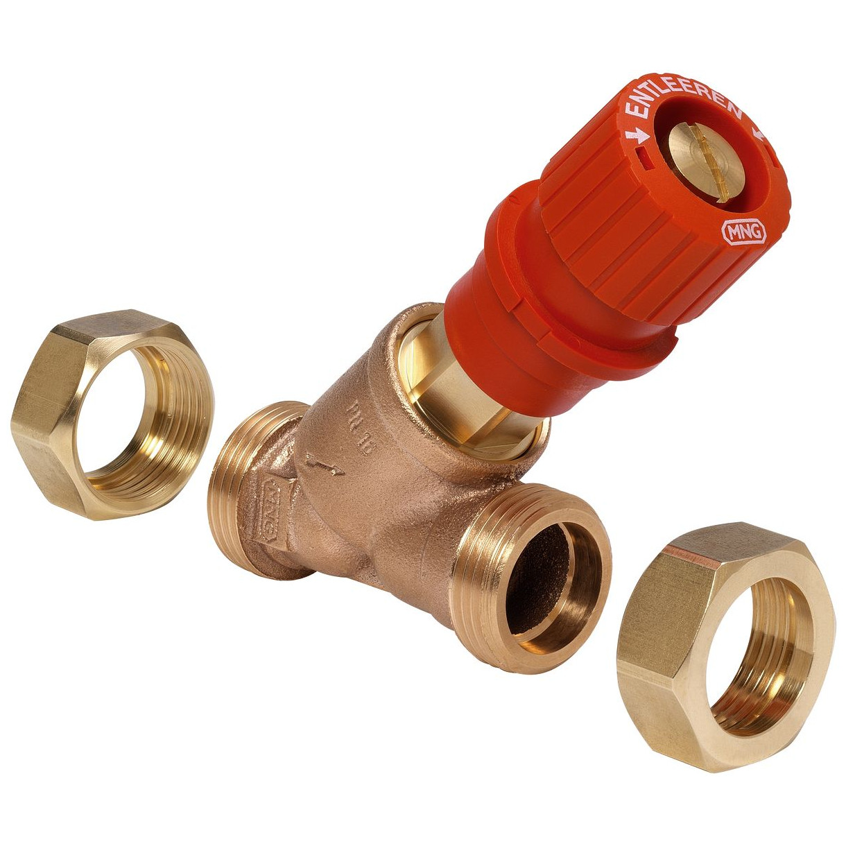 Honeywell Strangabsperrventil Kombi-3-Plus V5000X0025 Messing DN 25 Kvs 6,5 AG Wartungsfrei 4029289008879