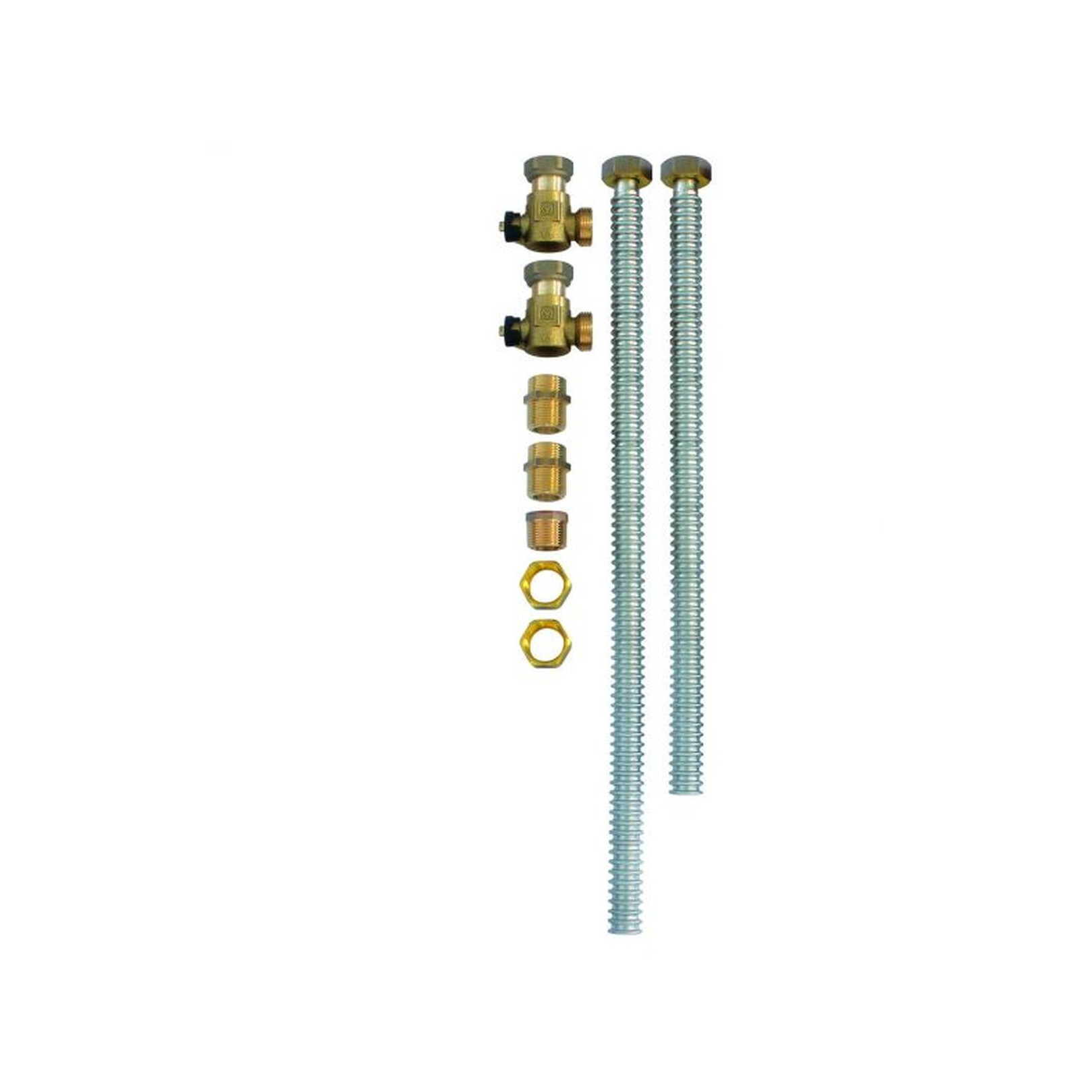 Vaillant Installations-Set ecoTEC pure AP/UP Neu Altinstallation Edelstahlwellrohre Wartungshähne 0010030692
