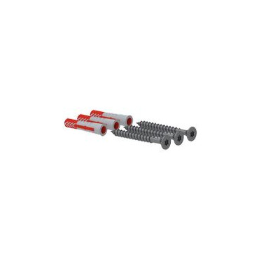 Normbau Befestigungs-Set Serie Nylon Vollziegel Beton Kalkstein SX 12x60 mm Dübel Edelstahl A2 0447690000