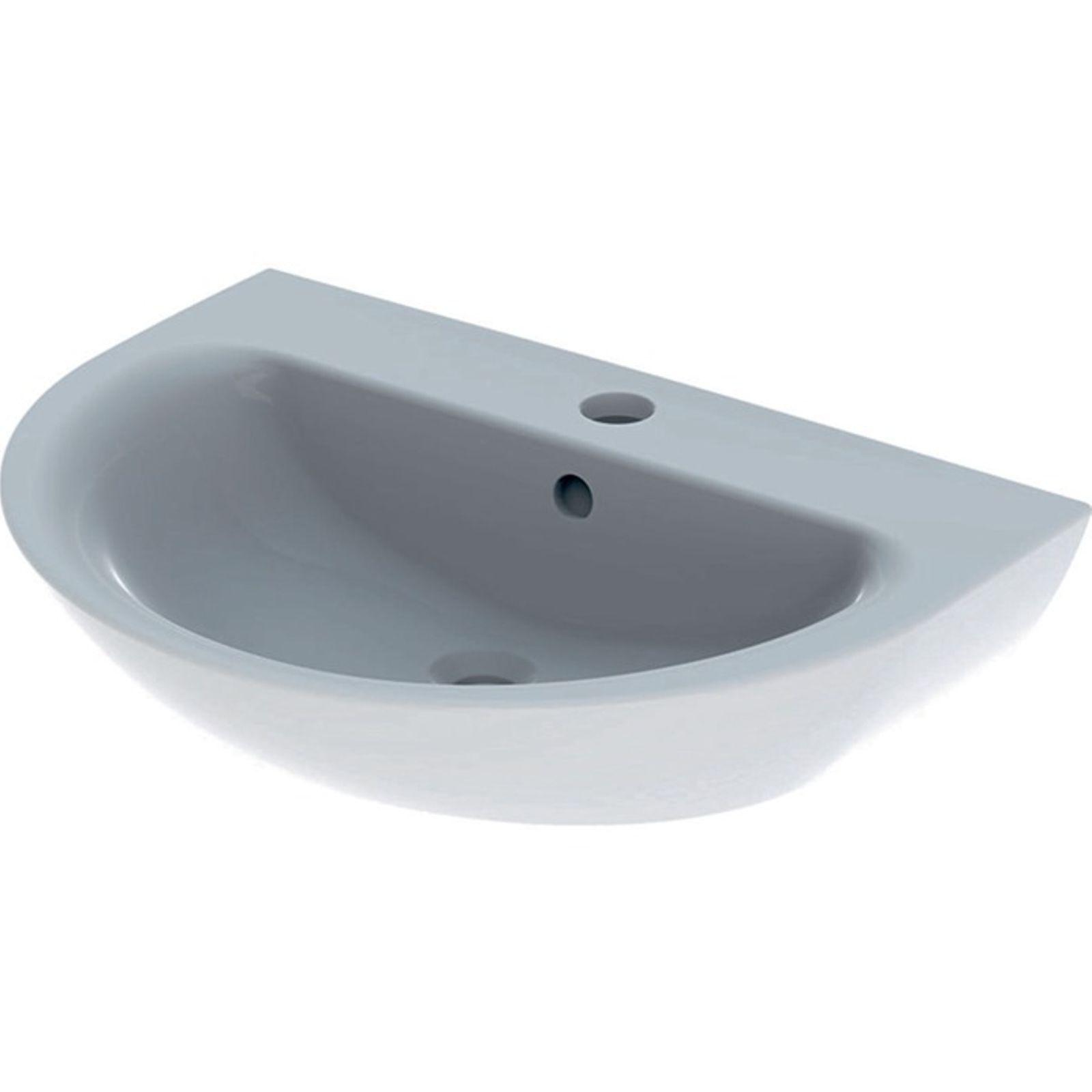 Geberit Waschtisch Renova 70x52cm Hl mittig Ül weiß Sanitärkeramik 500373011