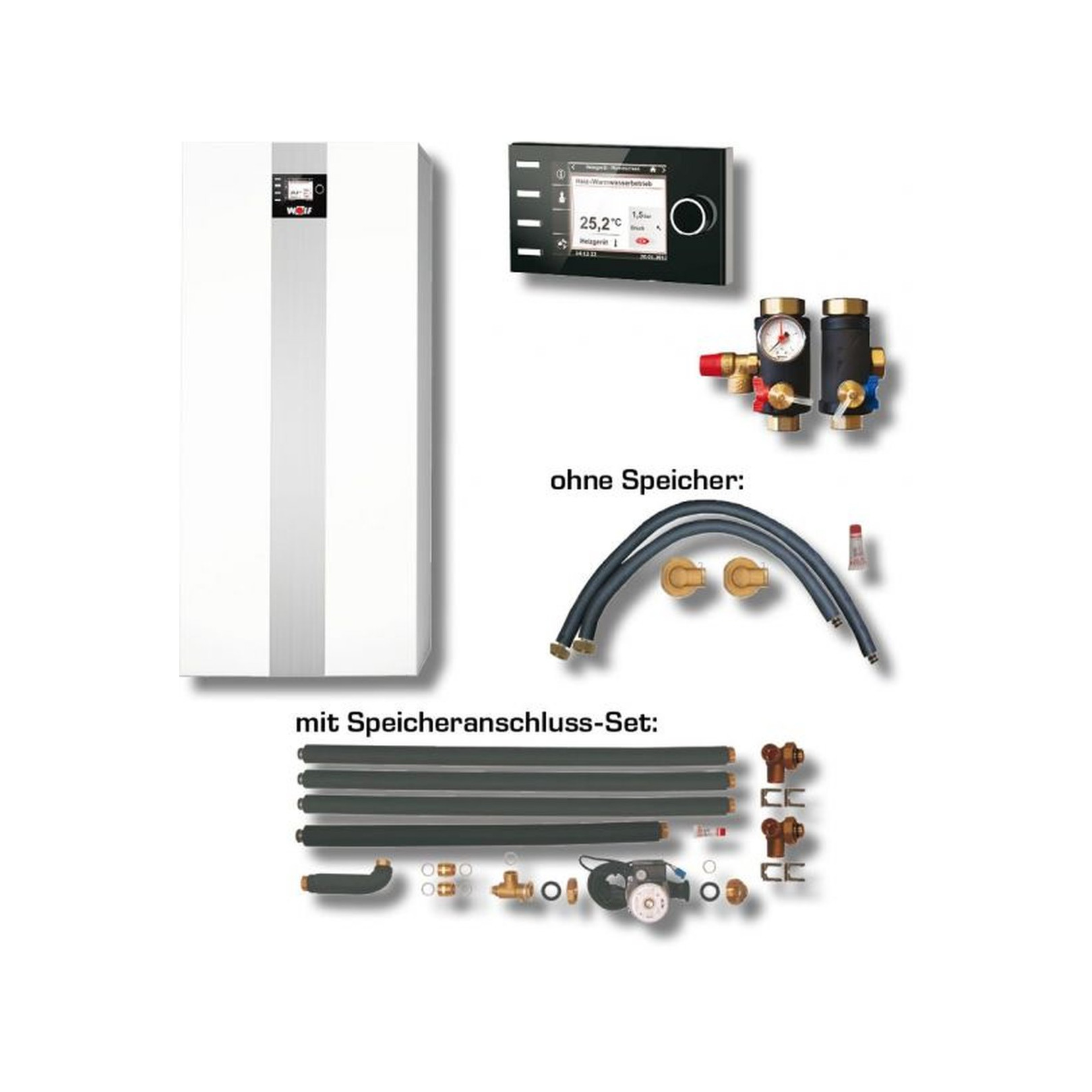 Wolf Oelbrennwertkessel COB-2-29 B30 Heizkreis BM-2 8909300W05