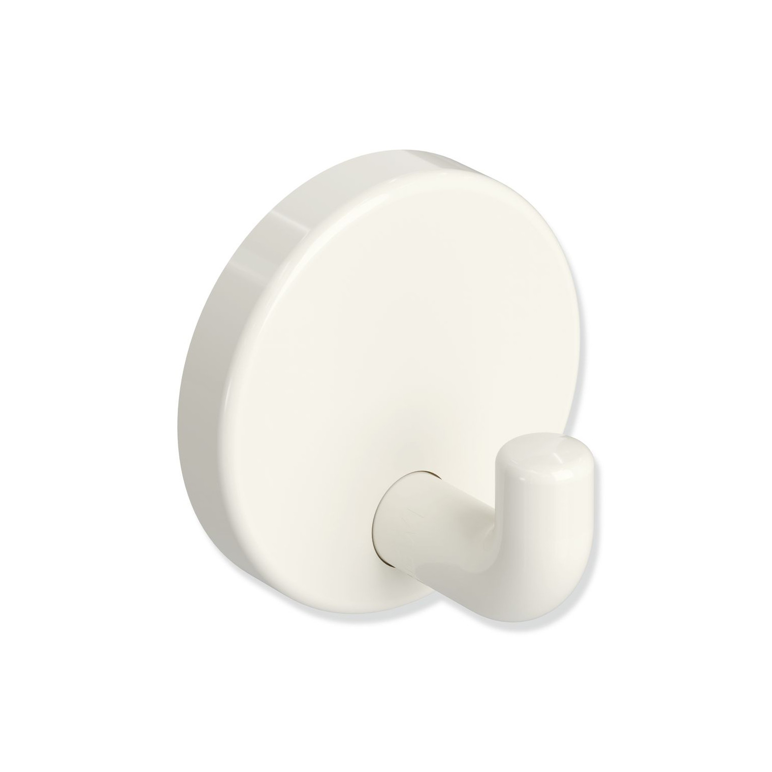 Hewi Wandhaken Serie 801 rund Polyamid reinweiß verdeckte Befestigung barrierefrei 801.90.010 99