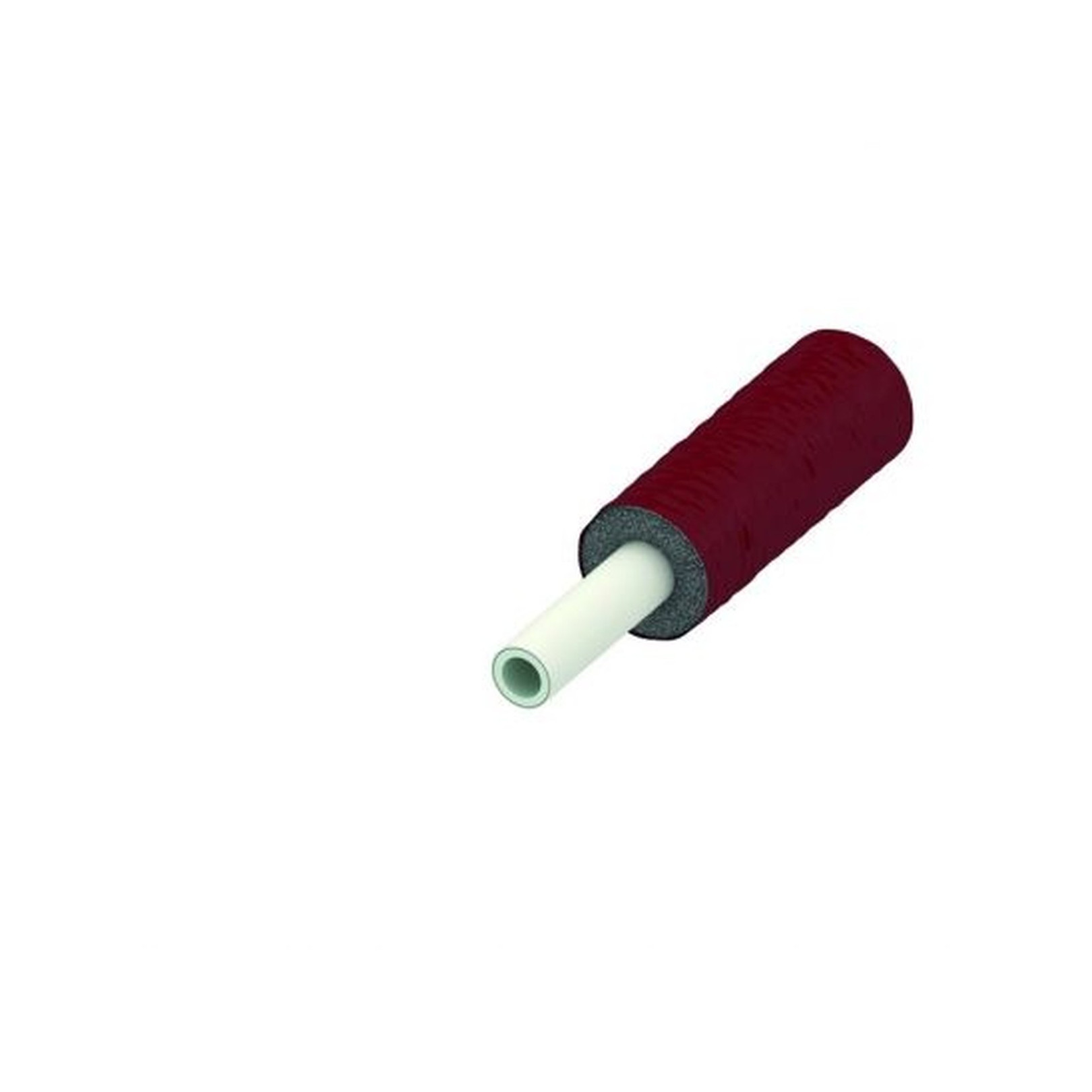 TECElogo Verbundrohr PE-RT-Al 16x2 vorgedämmt RS9 rot Rolle 75m 8702016