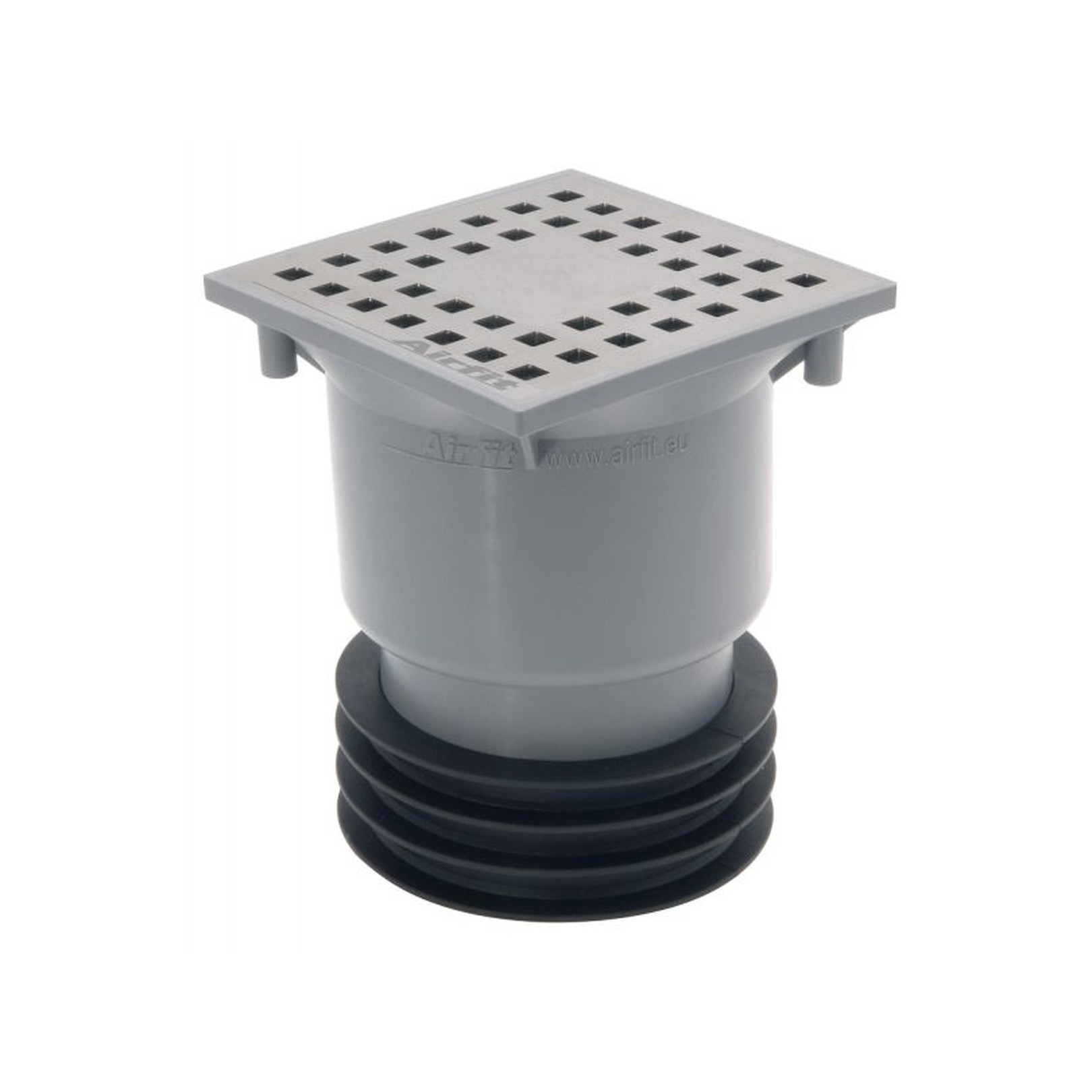Airfit Bodenablauf Profi höhenverstellbar drehbar Edelstahlrost DN110 DN90 DN50 60200BA