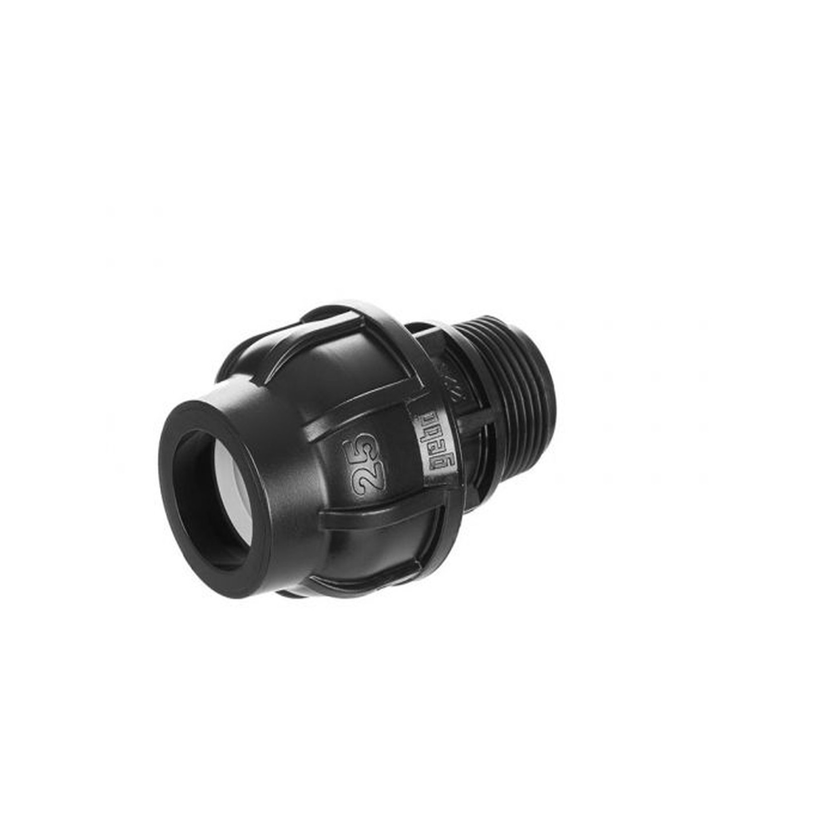 GEBO Klemmverbinder Anschlussverschraubung 20mm x 1/2 Zoll AG Kunststoff PE-Rohr DIN-DVGW geprüft 13002001