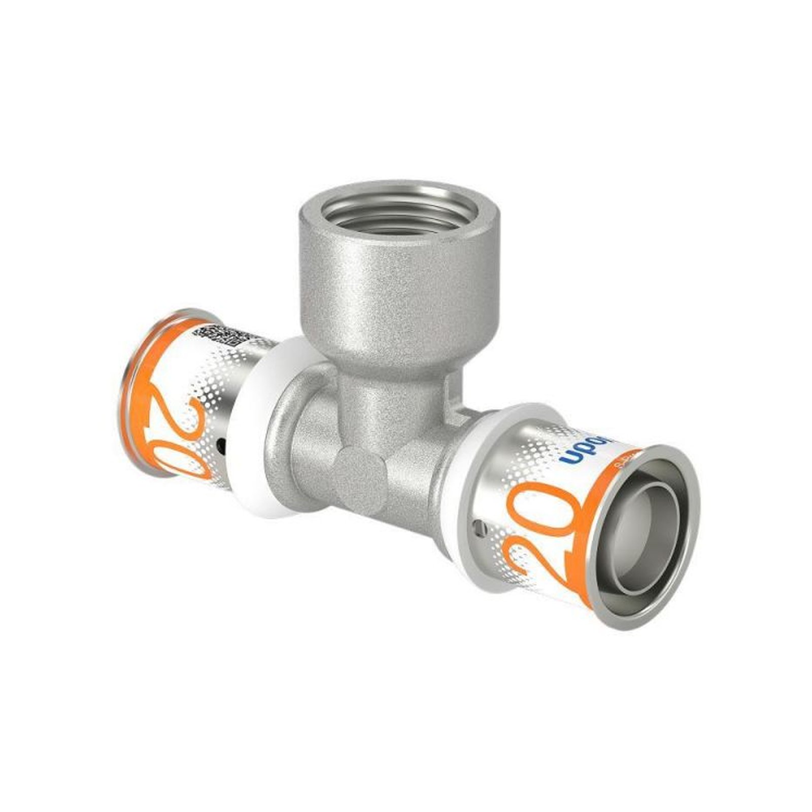 Uponor S-Press PLUS T-Stück 20 mm DN15 Innengewinde Pressfitting DVGW 1070596