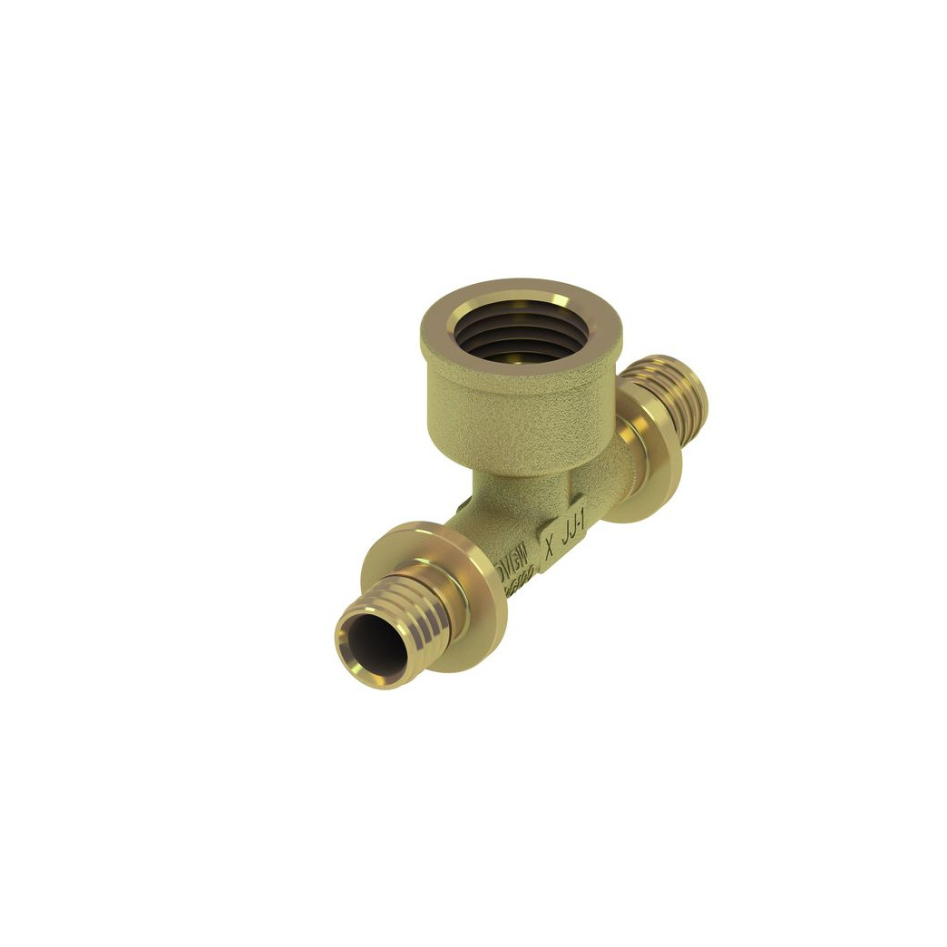 TECE T-Stück IG TECEflex Siliziumbronze 40 Rp 1 40 O-Ring frei optimierter Durchfluss 709806