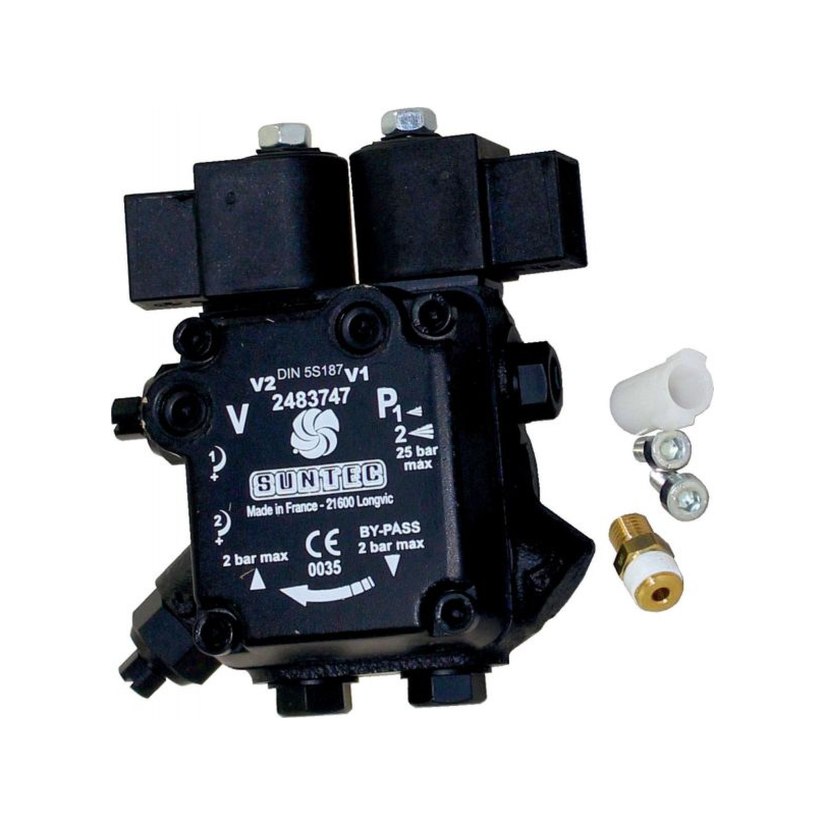 WOLF Ölpumpe 5/12 bar Magnetventile COB-15 Ersatzteil 2483747 8906590