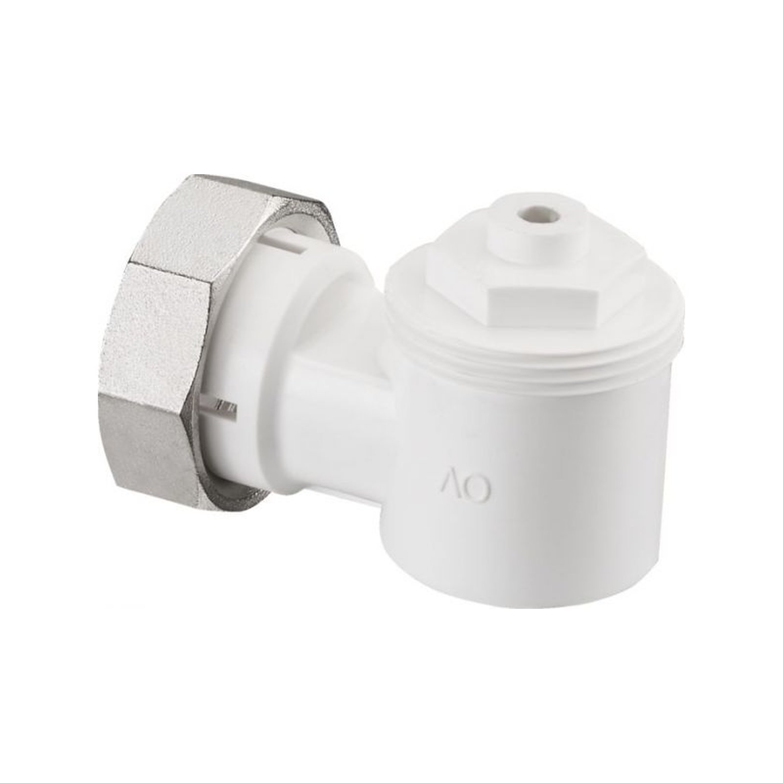 Oventrop Winkeladapter M30x1.5mm weiß Heizkörper Thermostatventil Anschluss 1011450