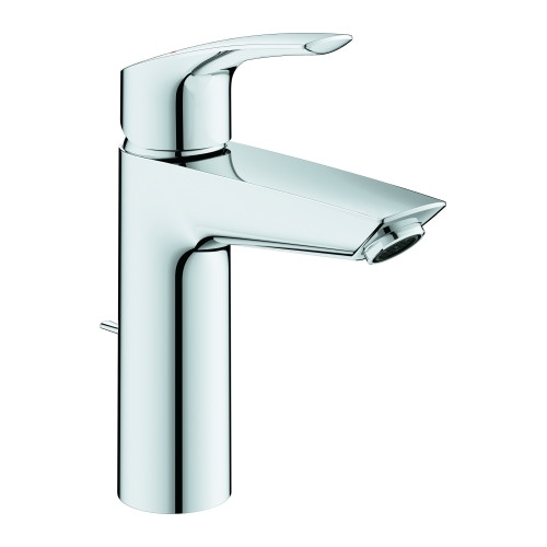 Grohe Waschtischmischer Eurosmart M-Size Einhebelmischer chrom Zugstangen-Ablaufgarnitur 23322003