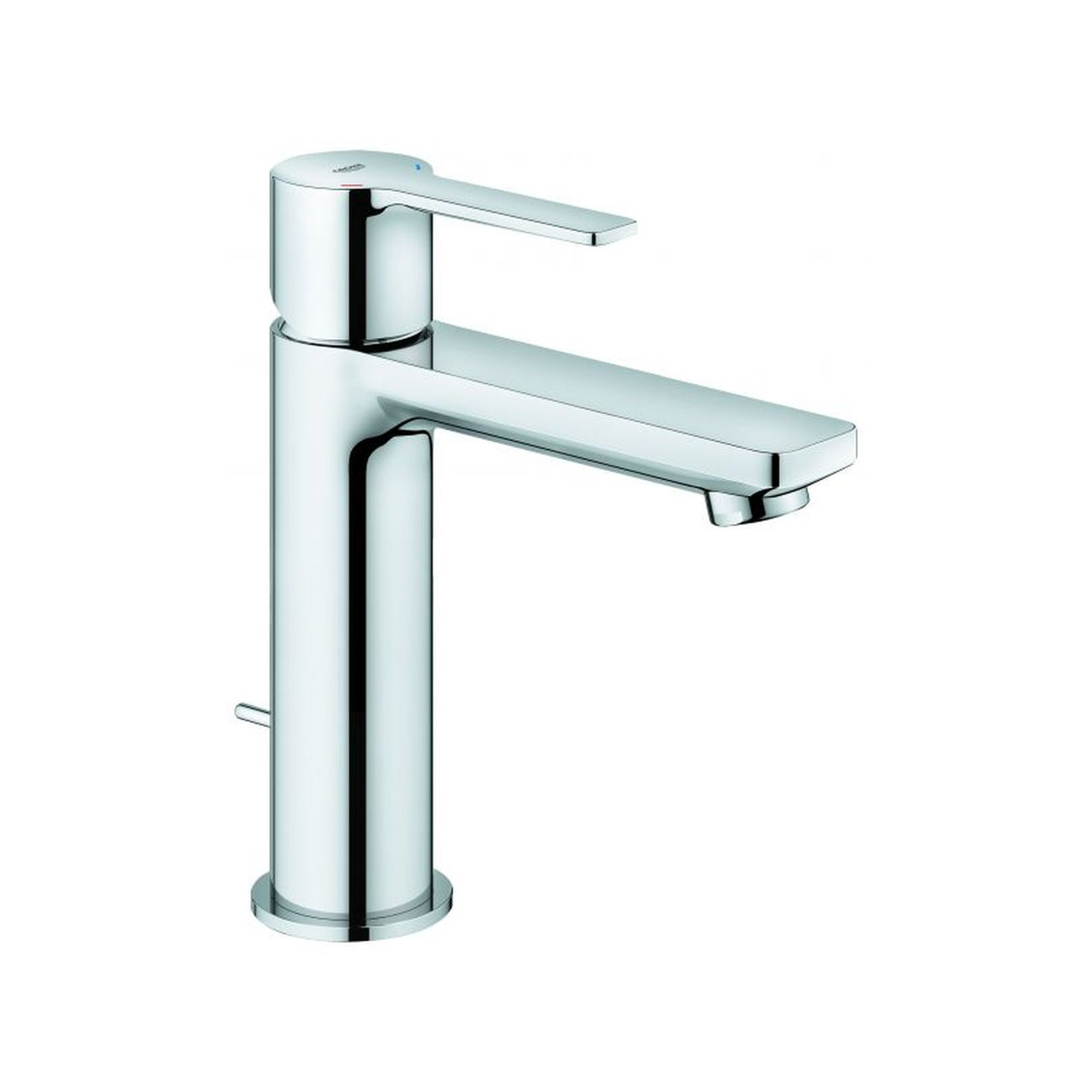 Grohe Waschtischarmatur Einhebel Lineare S-Size Temperaturbegrenzer Chrom SilkMove 32114001