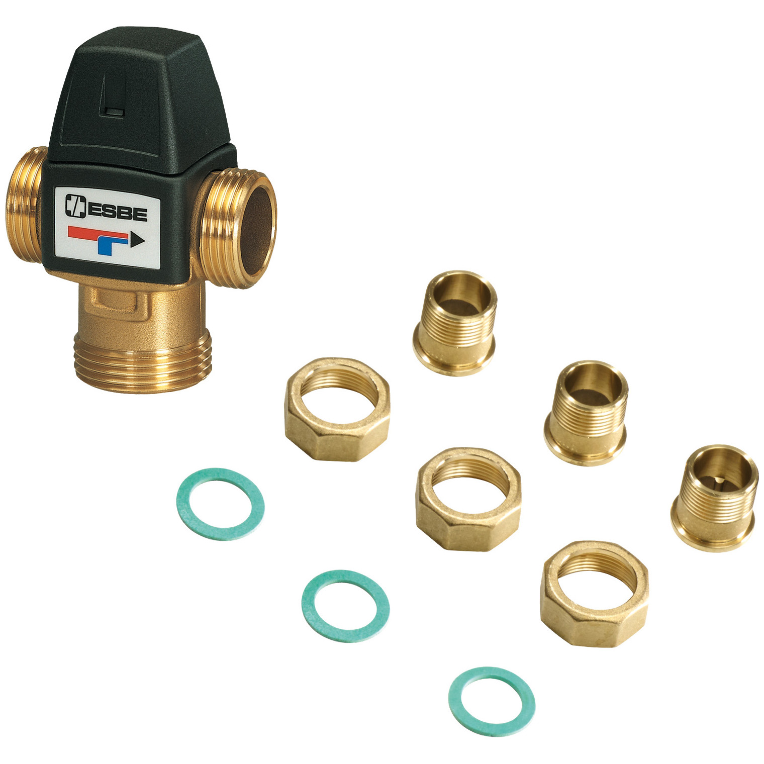 Buderus Trinkwassermischer TWM DN20 30-70 C Thermostat R3/4 Verbrühschutz 7735600273