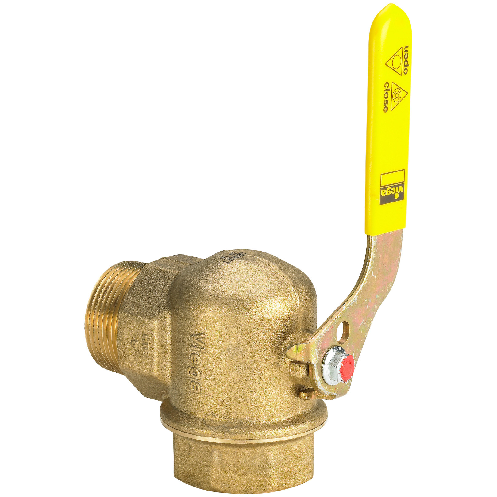 Viega Gaszähler-Kugeleckhahn G2110 11-2-Zoll abschliessbar plombierbar 531485
