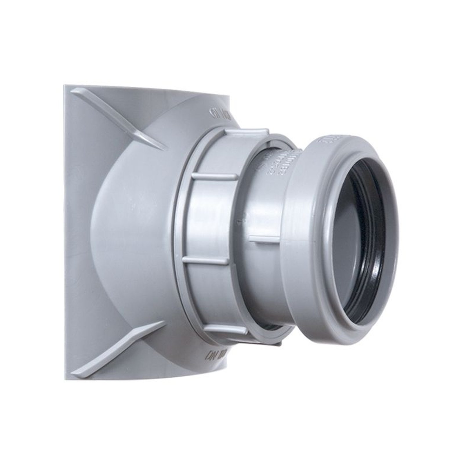 AIRFIT Schraub-Abzweig DN 110x50 gerade 1-teilig EPDM Abdichtung Fallrohranschluss 21050AZ