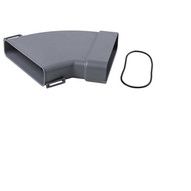 STIEBEL ELTRON Luftverteilsystem LVE VAB 45 Verteiler Anschlussbogen 31x22x7 cm 0.35 kg 233031