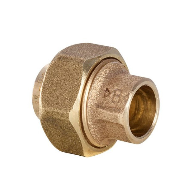 IBP Verschraubung Rotguss Serie4000 4340 15 mm konisch dichtend Innenlötende Messingüberwurf 4340 015000000