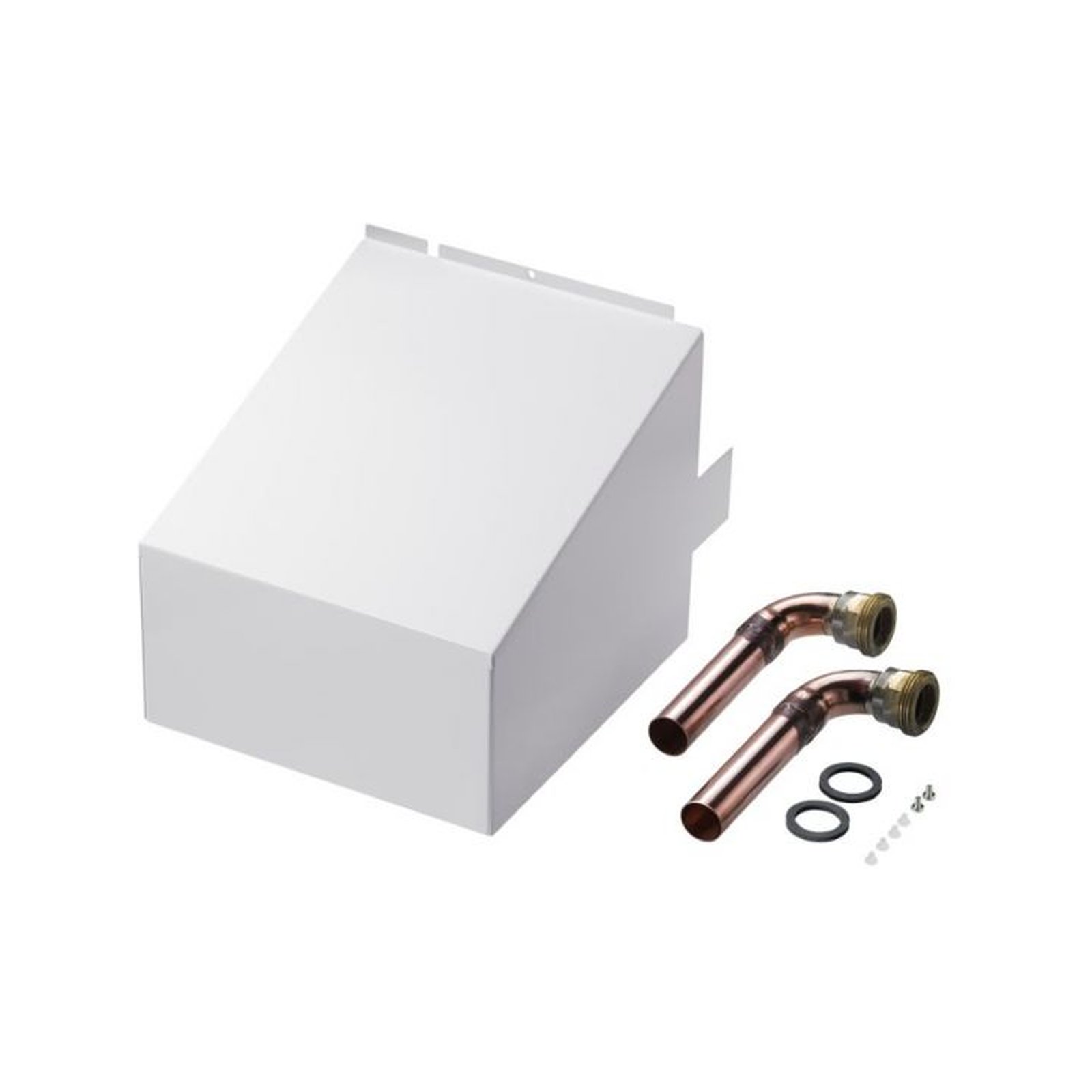 Stiebel Eltron Anschlussset AS-WP 2 G 1 1/4 DN 32 Abdeckhaube weiß 233623