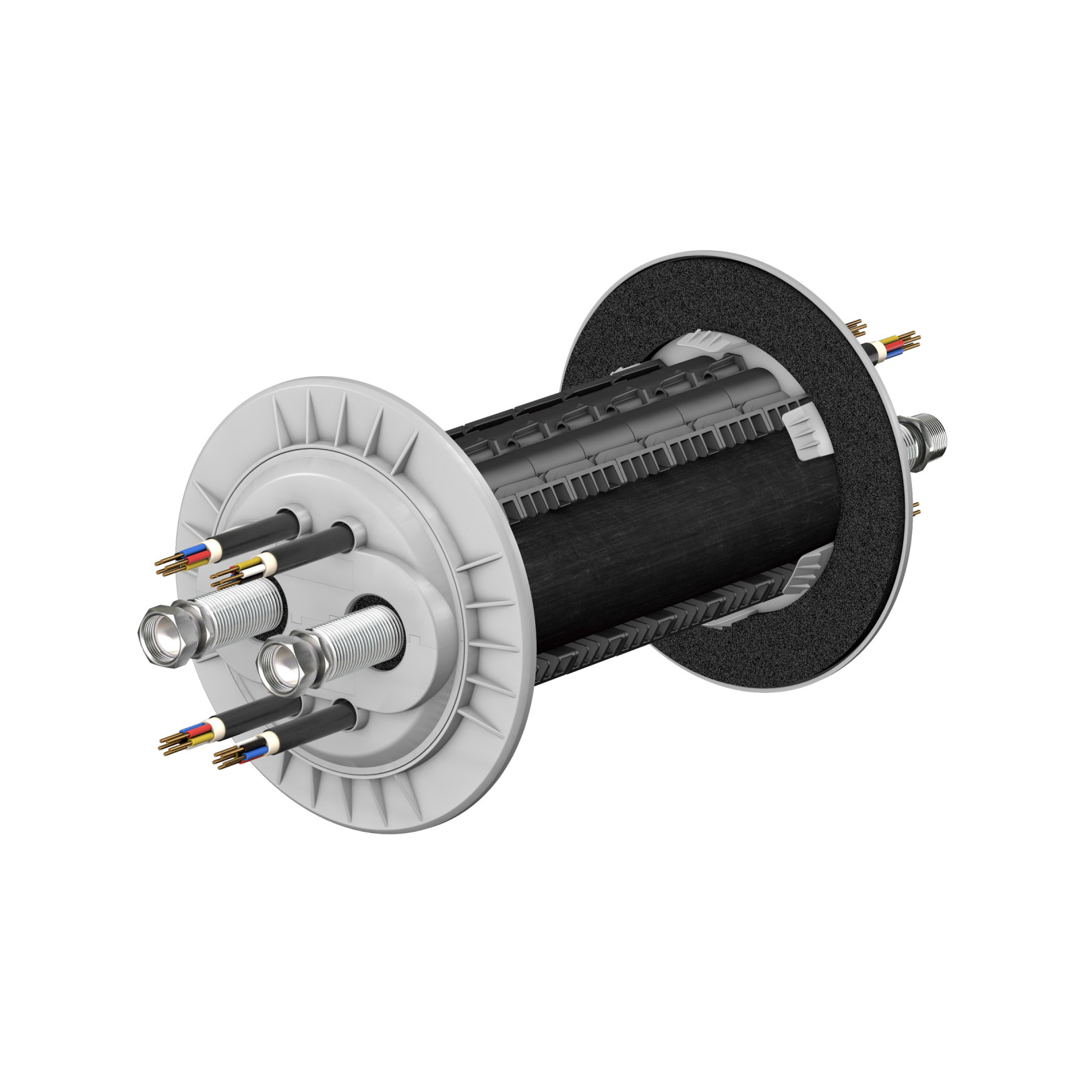 Doyma Wanddurchführung Doymafix Connect HP/O DN25 DN32 Edelstahlwellschlauch Wärmedämmung 511003220000