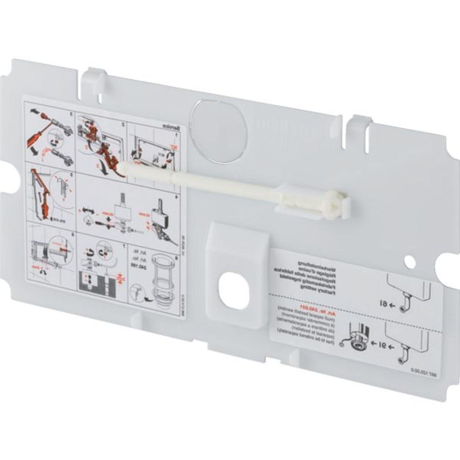Geberit Schutzplatte UP-SPK ab Modell 1988 Serviceöffnung 29.5 x 15.5 cm 240073001