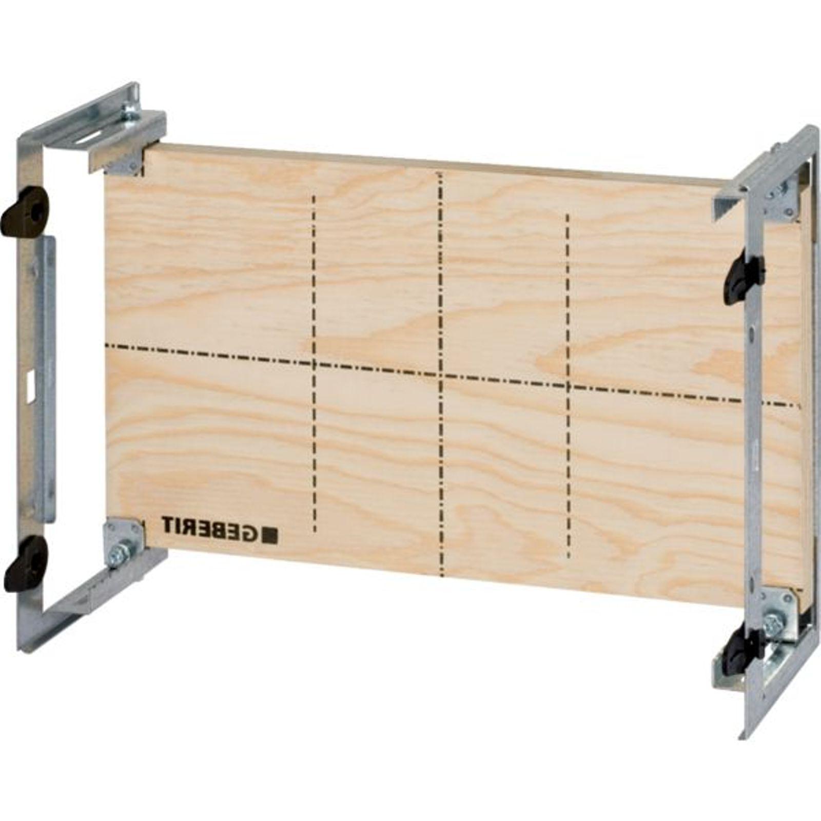 GEBERIT Montageplatte GIS Universal Unterputz höhenverstellbar zuschneidbar 461173001