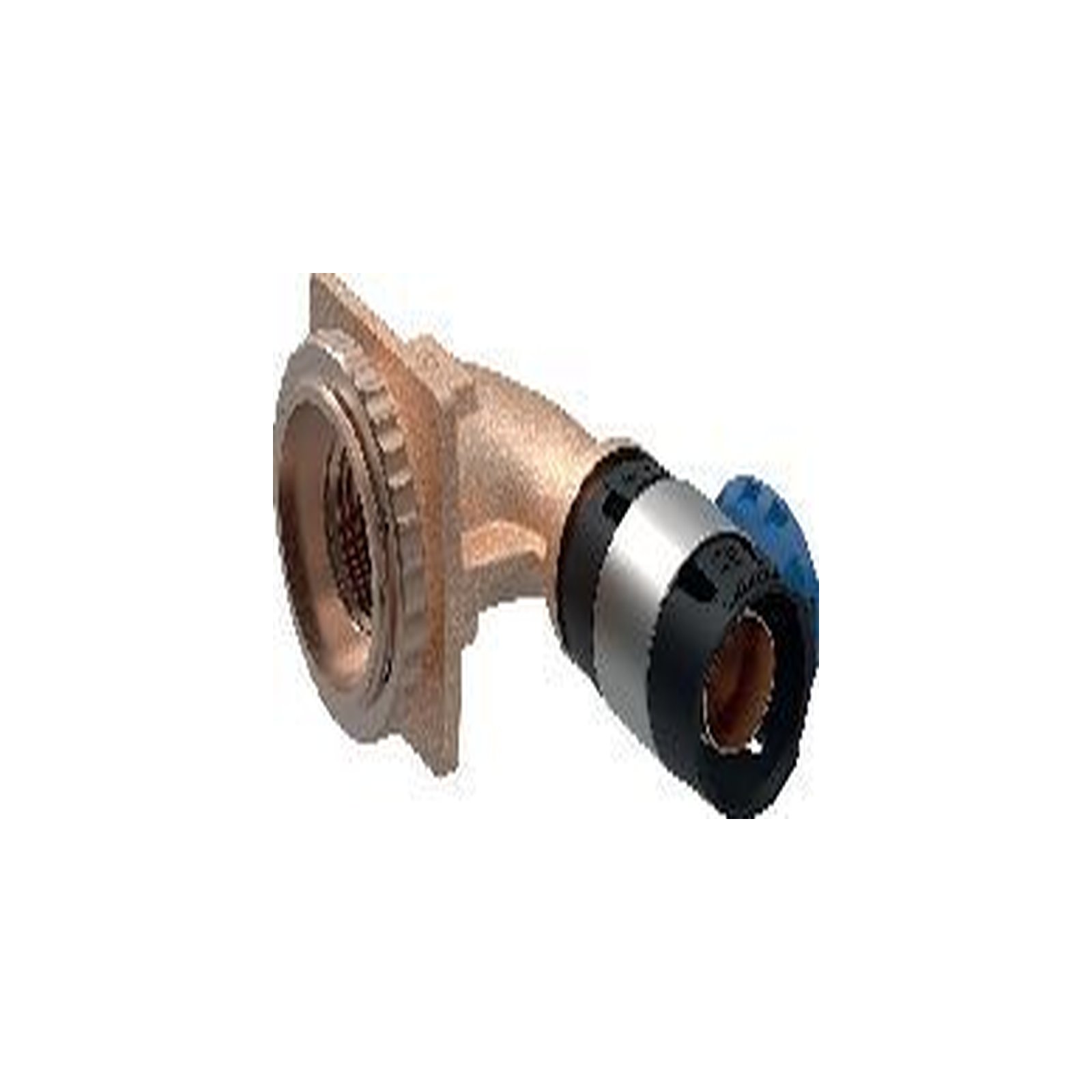 Geberit FlowFit Anschlusswinkel 90 Grad DN15 20mm 1/2 Zoll bleifreier Rotguss Pressindikator 620891001