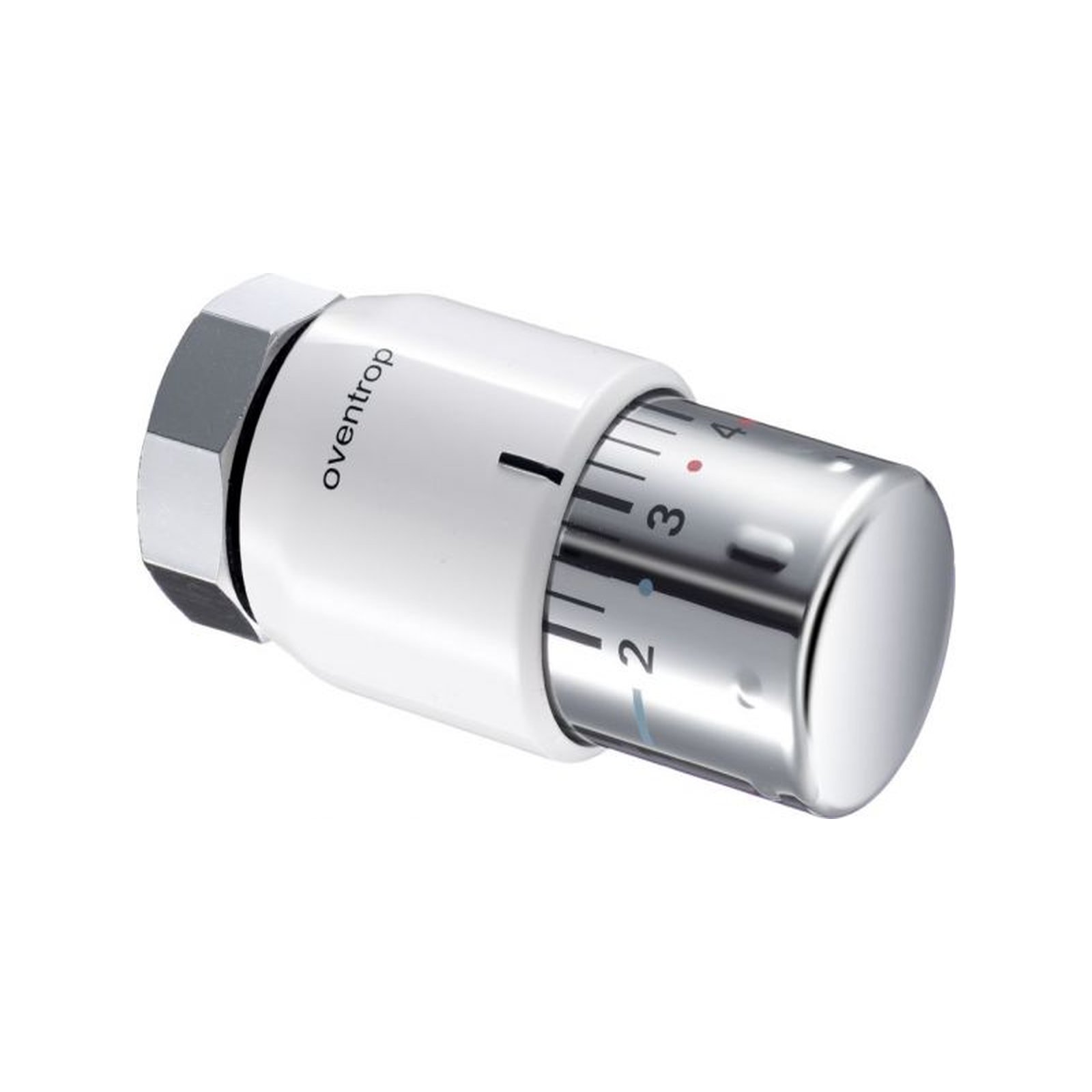 Oventrop Thermostat Uni SH M30x1,5 7-28°C Nullstellung Flüssigfühler weiß verchromt 1012065
