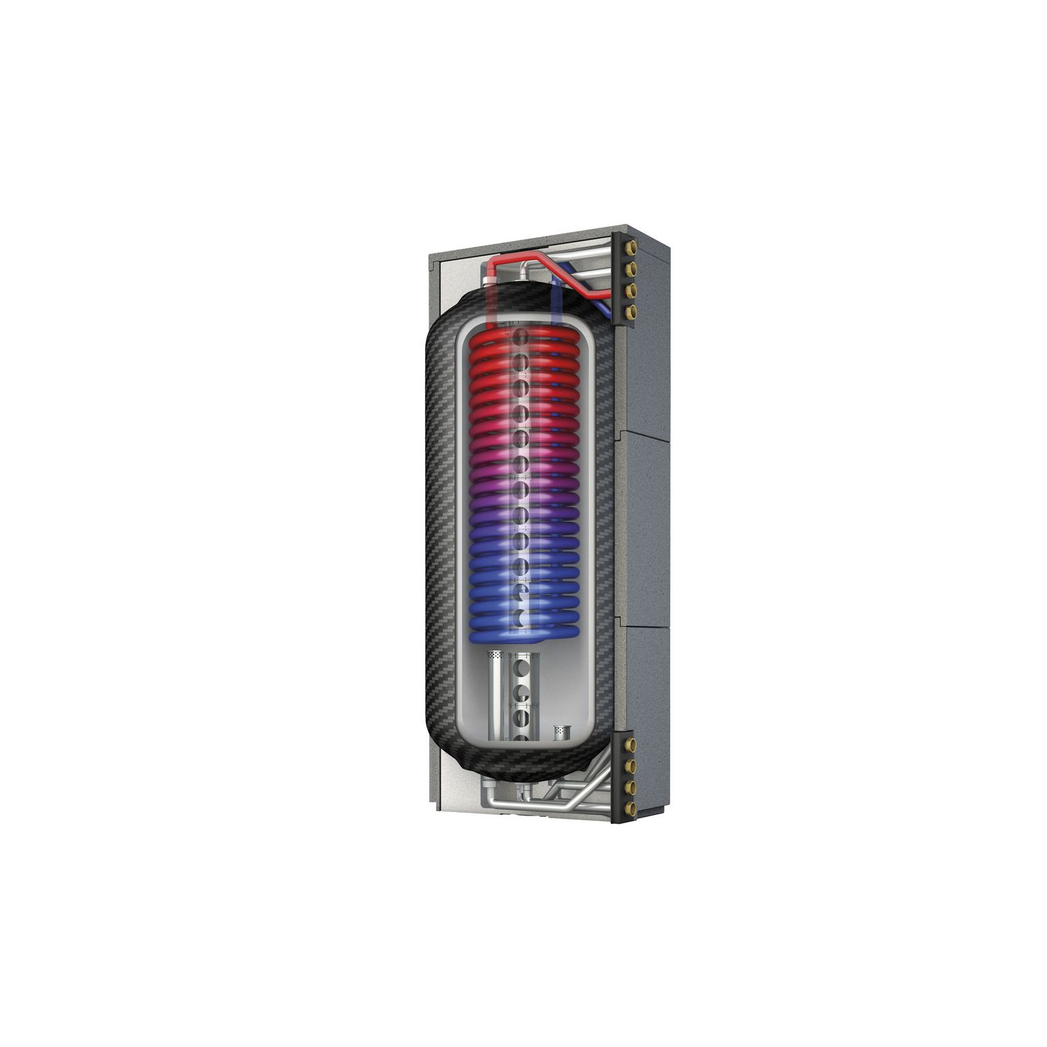 Roth Warmwasserspeicher Thermotank Quadroline TQ-TWT 500 Zirkulationsrückführung Composite EPS-Dämmung 1115010525