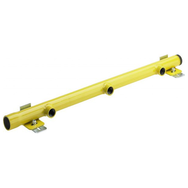 Viega Gaszähler Verteileinheit G23450 556877 1-1-2-Zoll x1x3 Stahlrohr geschweisst gelb pulverbeschichtet 4015211556877