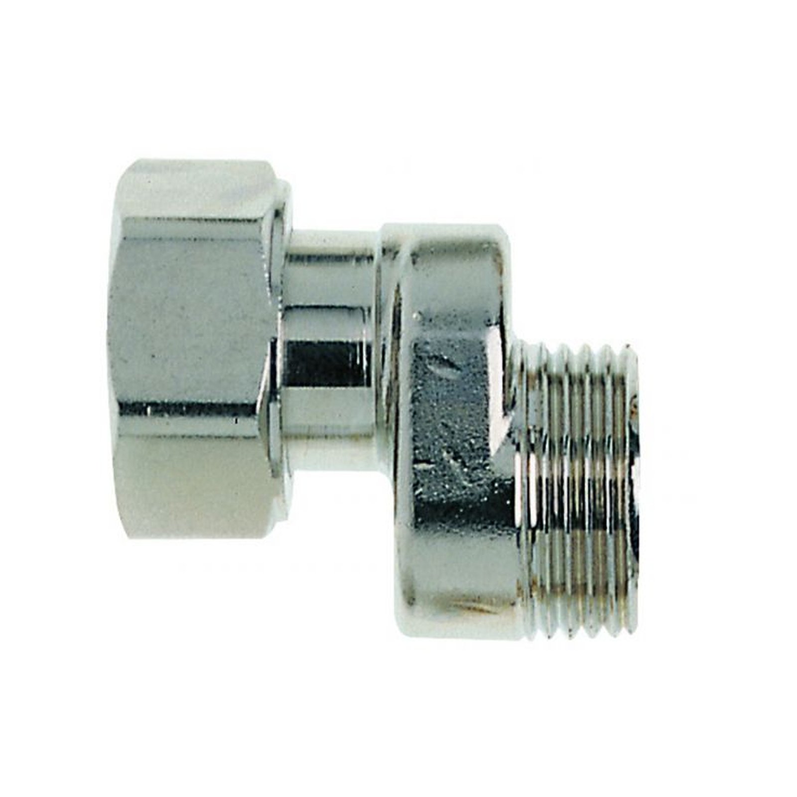 Heimeier S Anschluss 3/4x3/4 Achsabstand 11,5mm Gesamtlänge 43mm Messing vernickelt DN 15 1351-02.362