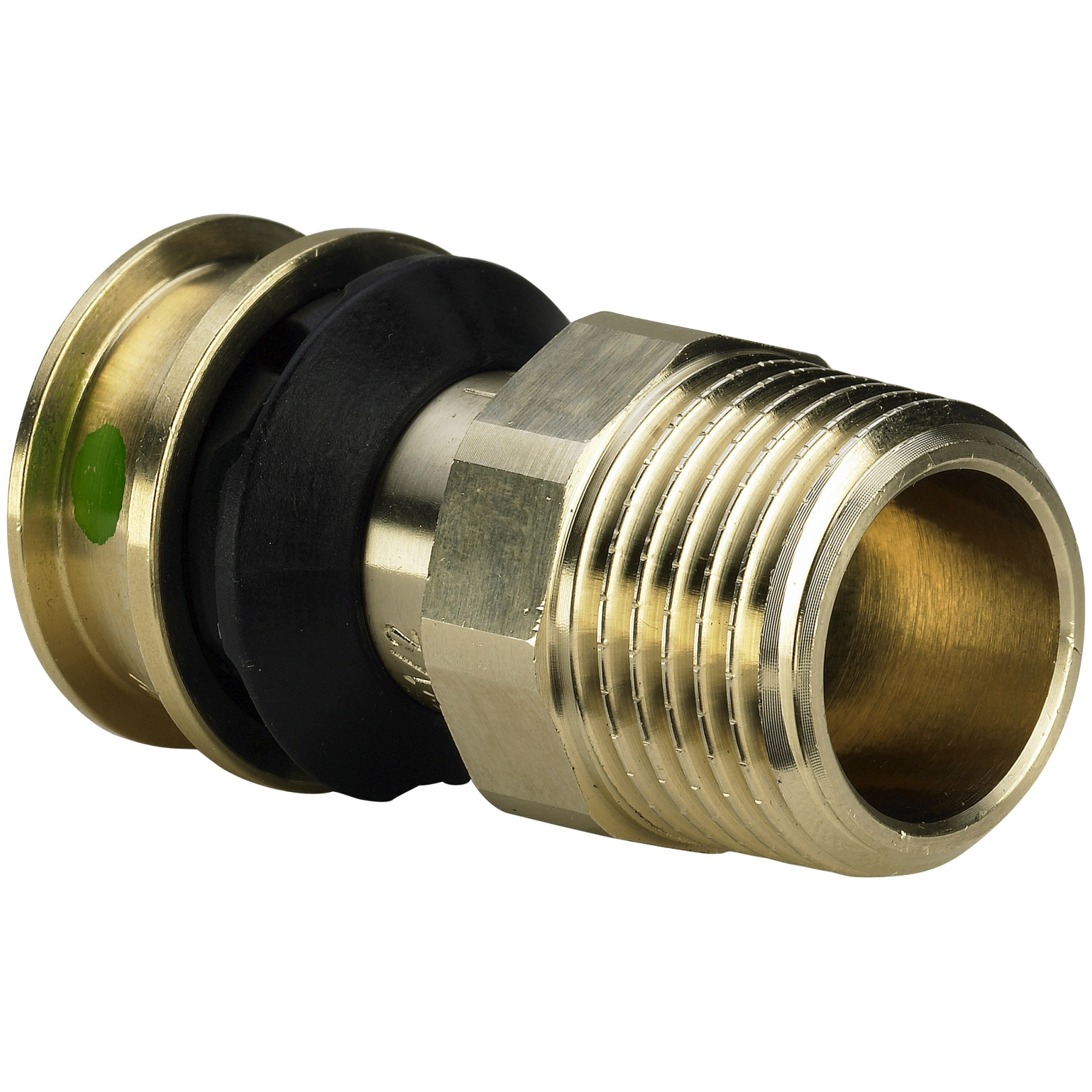Viega Pressfitting ÜbergangsStück Raxofix 5311 63x2 SC-Contur Aussengewinde Siliziumbronze 646370