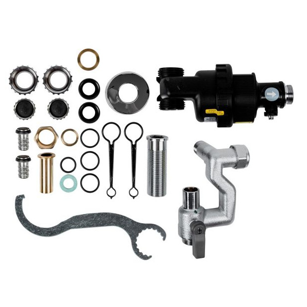 WOLF Schlammabscheider DN20 Magnetitabscheider Unterputz Absperr Befüllfunktion 2075181