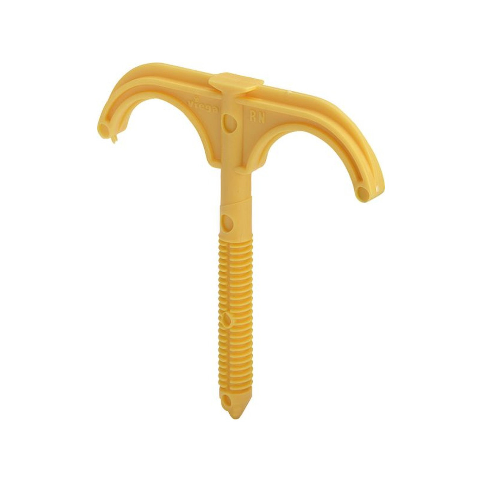 Viega Sanfix Einschlagrohrbügel 16/20x8x80mm Stichmaß 50mm gelb RAL1004 101886