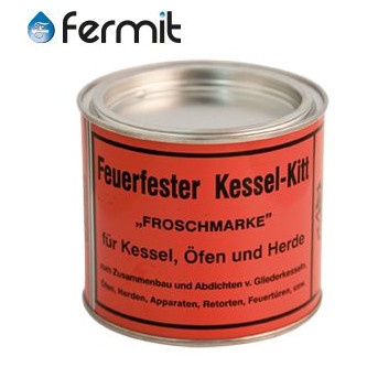 Fermit Kitt Feuerfest Dichtungskitt Froschmarke bis 1000°C 1 kg Dose 11003