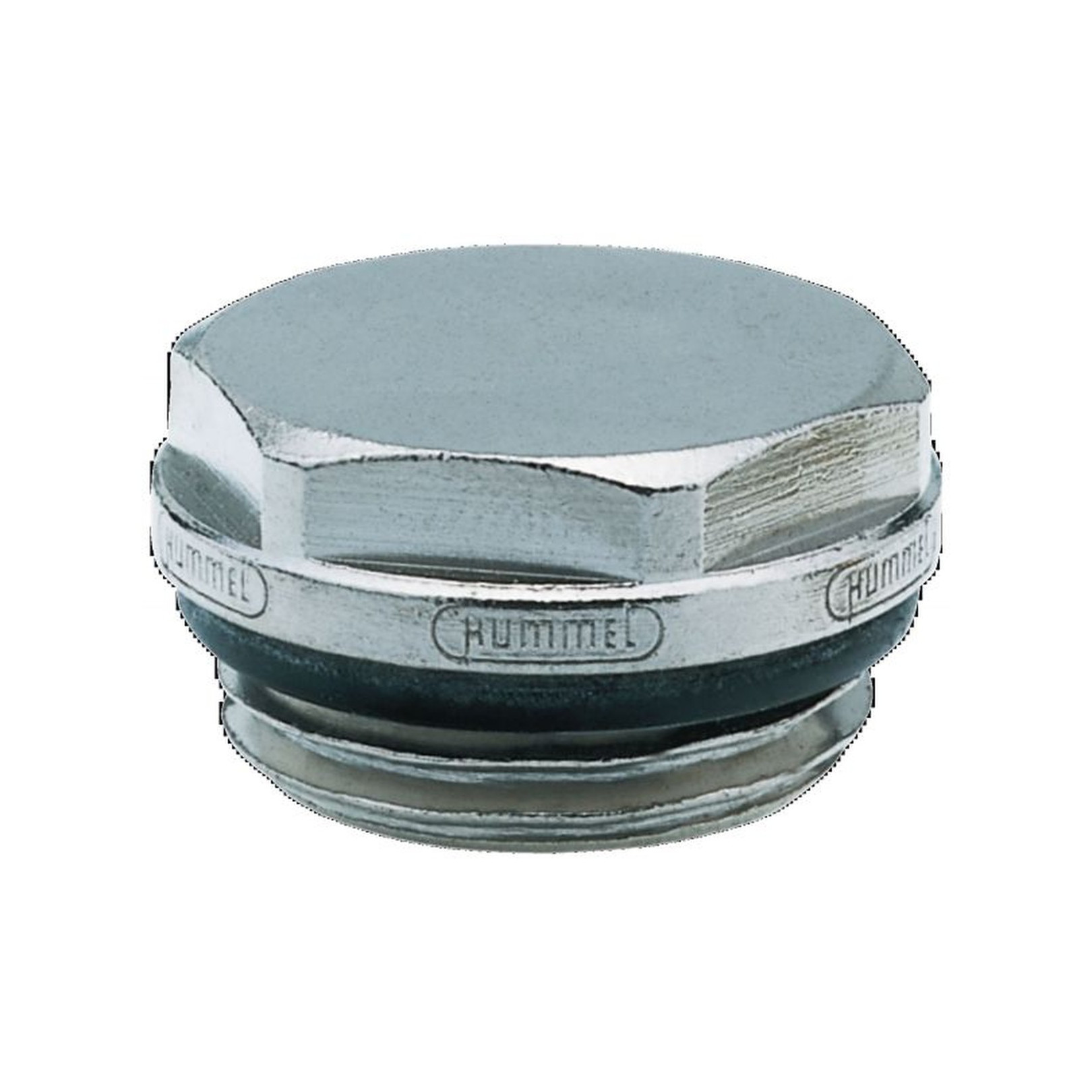 Hummel Verschlussstopfen G3/8 selbstdichtend Messing vernickelt 2500380001