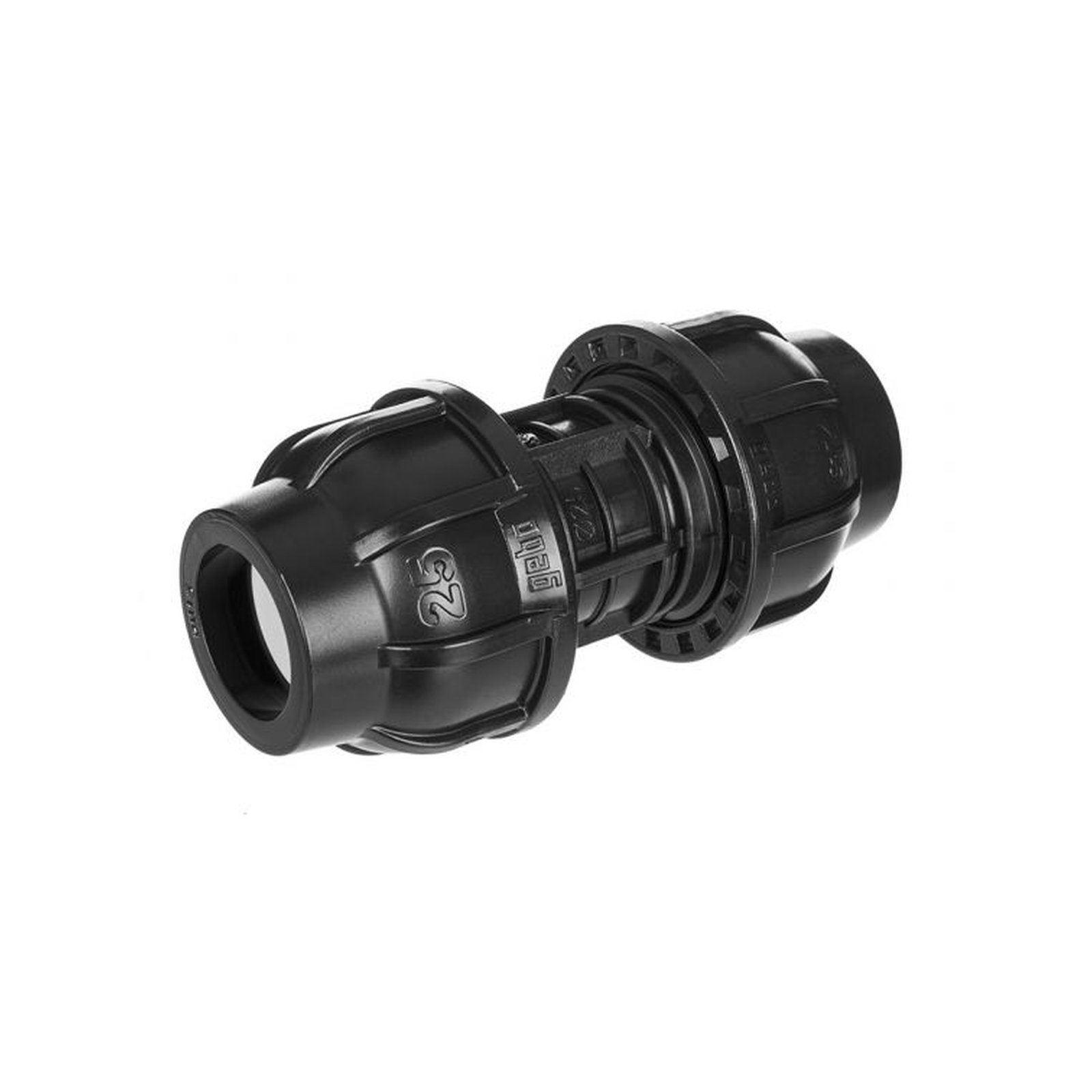 GEBO Klemmverbinder Kunststoff Kupplung PO 25 x 25 PE-Rohr DVGW geprüft 130225