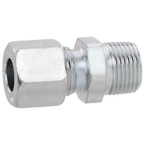 GOK Verschraubung GELRK 8 R1-4 verzinkt Einschraubverschraubung Überwurfmutter Schneidring 0779200