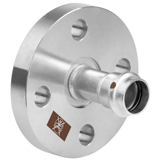 VIEGA Flanschübergang Temponox 1759.1 SC-Contur Edelstahl 35mm PN6 EPDM 811204