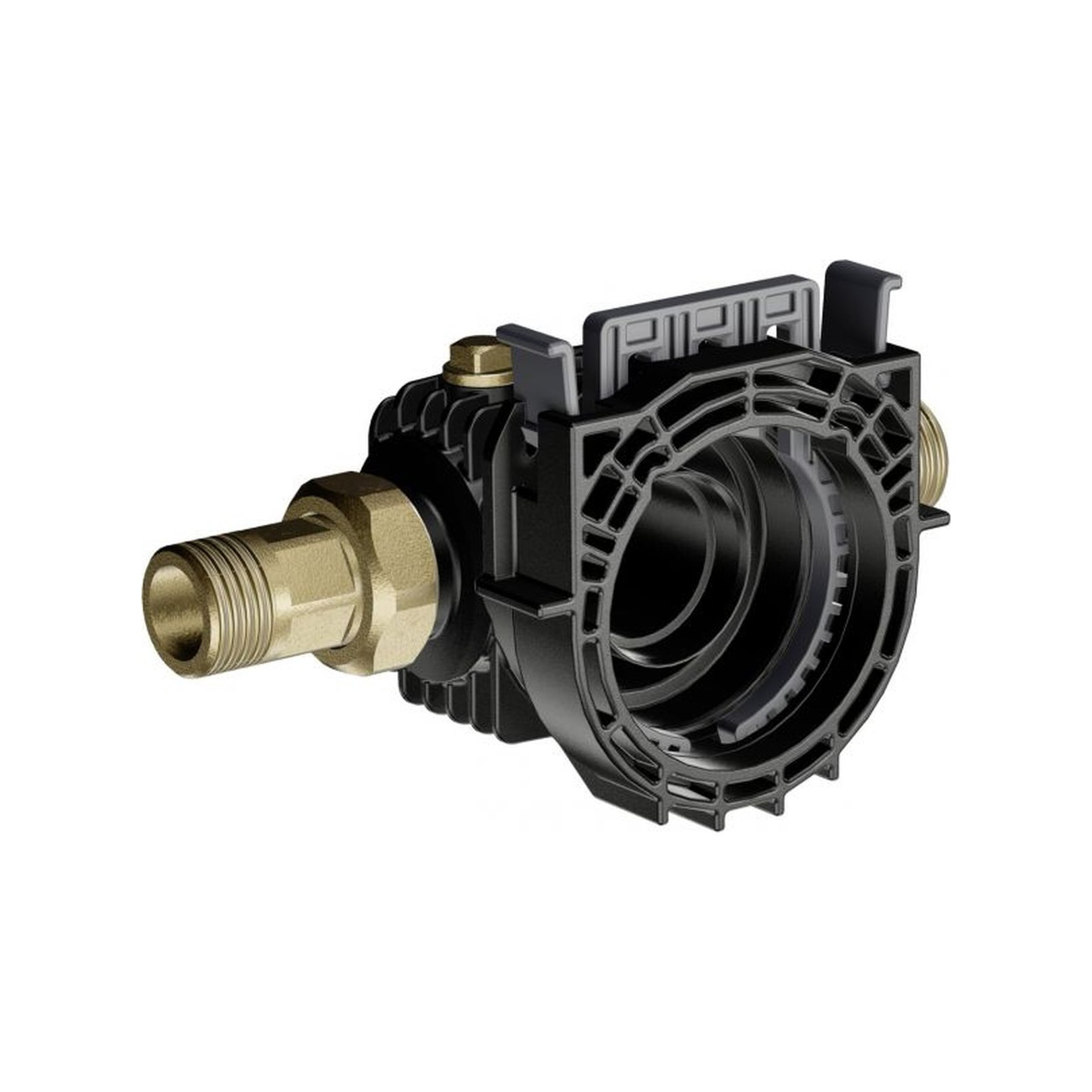 Grünbeck cliQlock Basismodul DN20 100mm 3/4 Zoll Anschlussmodul Rückflussverhinderer 101000070000