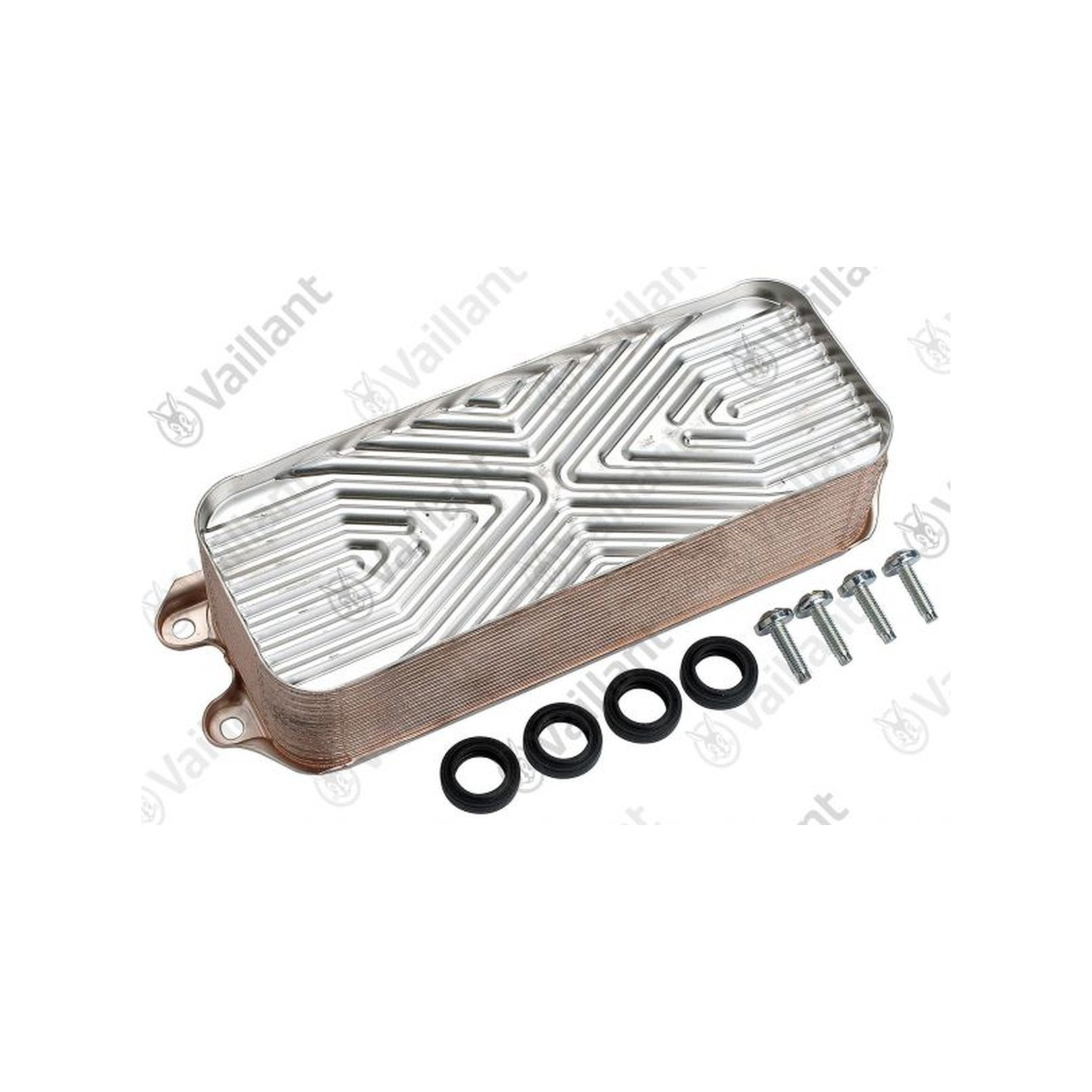 Vaillant Wärmetauscher 20 Platten Ersatzteil VCW VSC Serie Edelstahl 178973