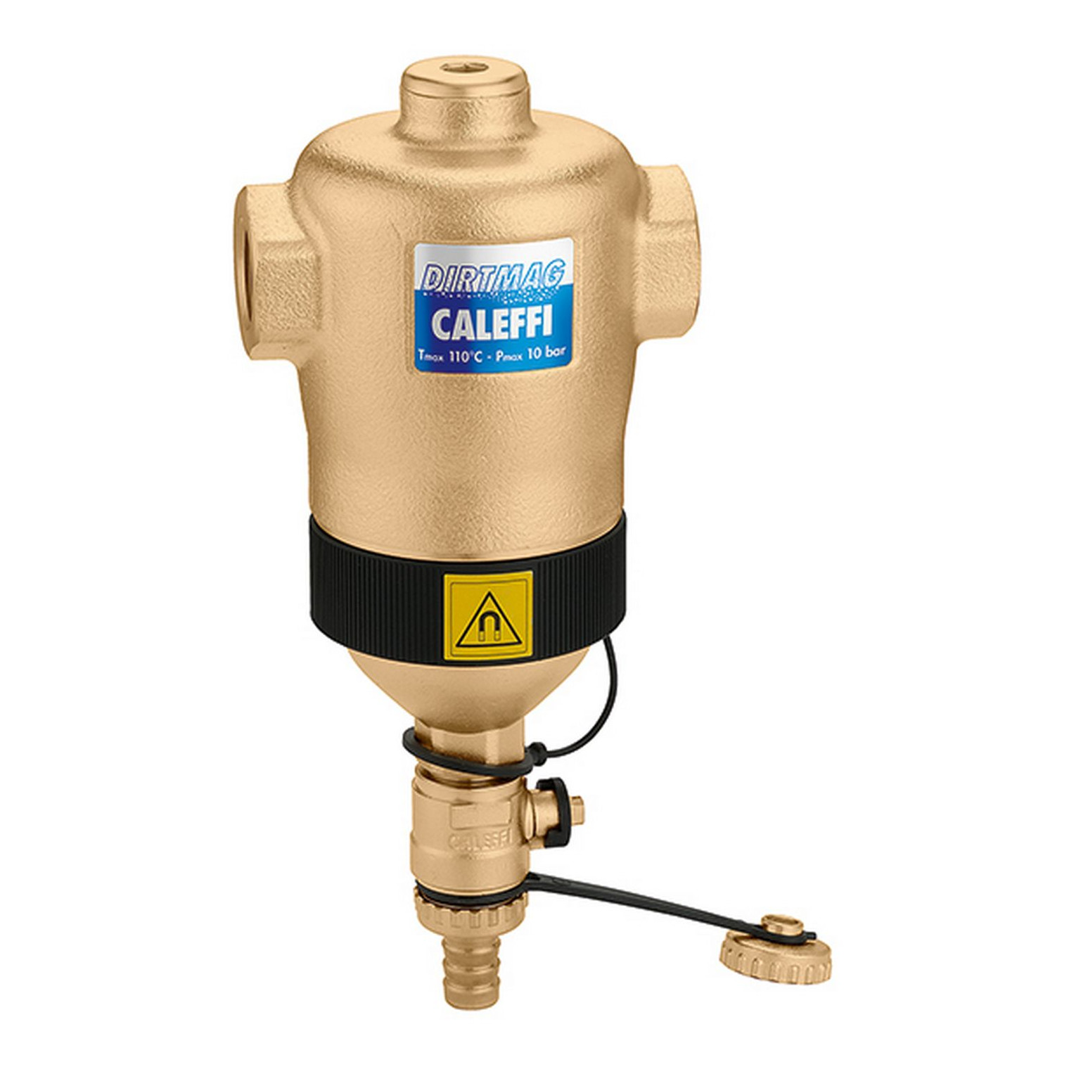 Caleffi Schlammabscheider Dirtmag 2 Zoll IG Magnet Messinggehäuse Entleerung 546309