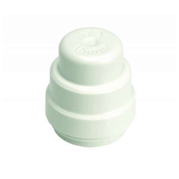 John Guest Endkappe Steckfitting 20mm weiss Kunststoff PSE4620W