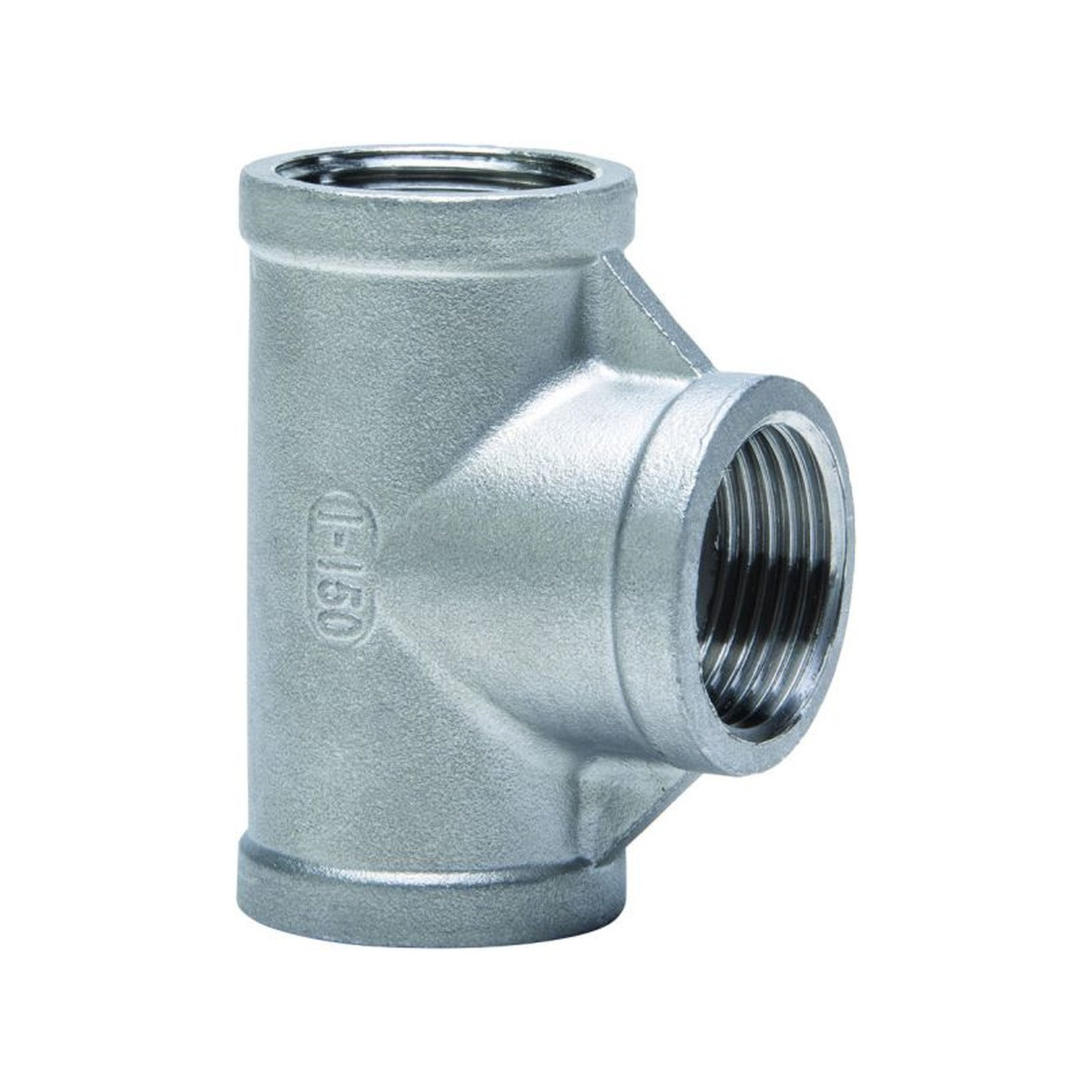 Gebo Edelstahl-Gewindefitting 130 T-Stück 1-2 Zoll Edelstahl 6130-012
