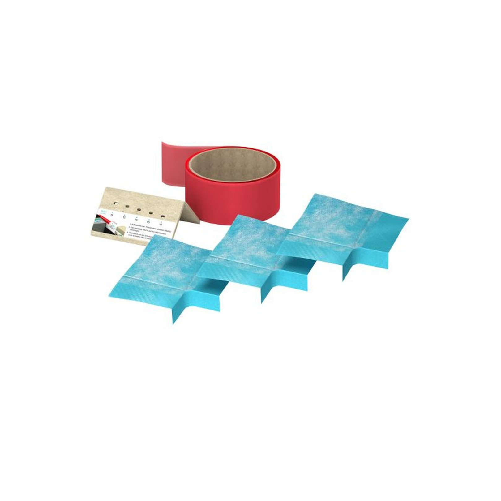 MEPA Ergänzungsset Aquaproof 3D Wannendichtband L-Ecken Trennband Markierungswerkzeug 180048