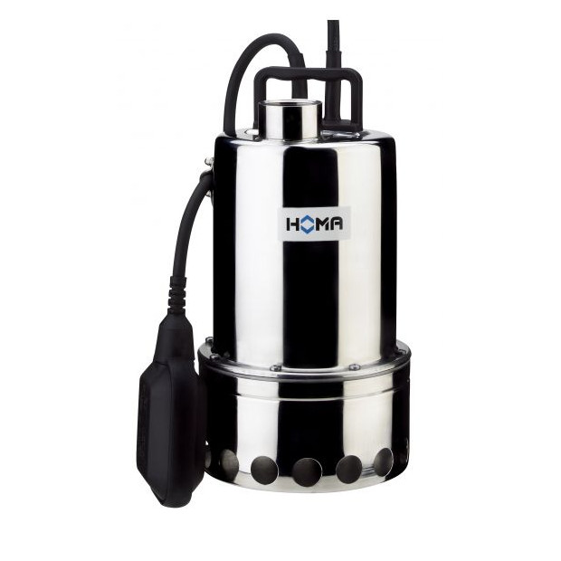HOMA PUMPE Abwasserpumpe CR360V W Motorumflutet Edelstahl Vortex 0.63 kW 9251111