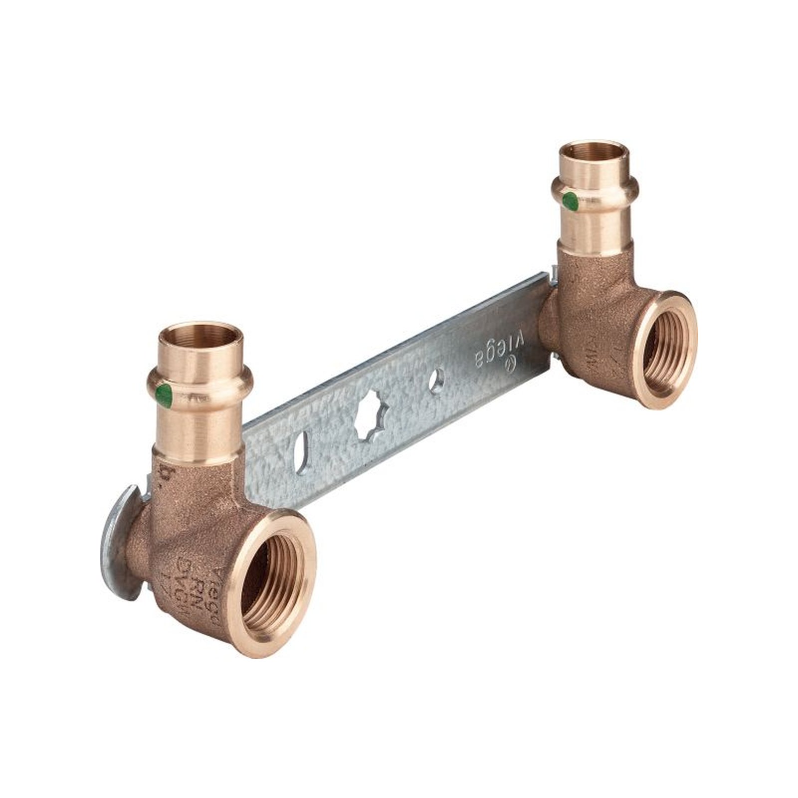 Viega Sanpress Montageeinheit 308681 15 mm x 1/2 x 150 mm SC-Contur Pressfitting EPDM Rotguss Siliziumbronze Hersteller-Artikelnummer 308681