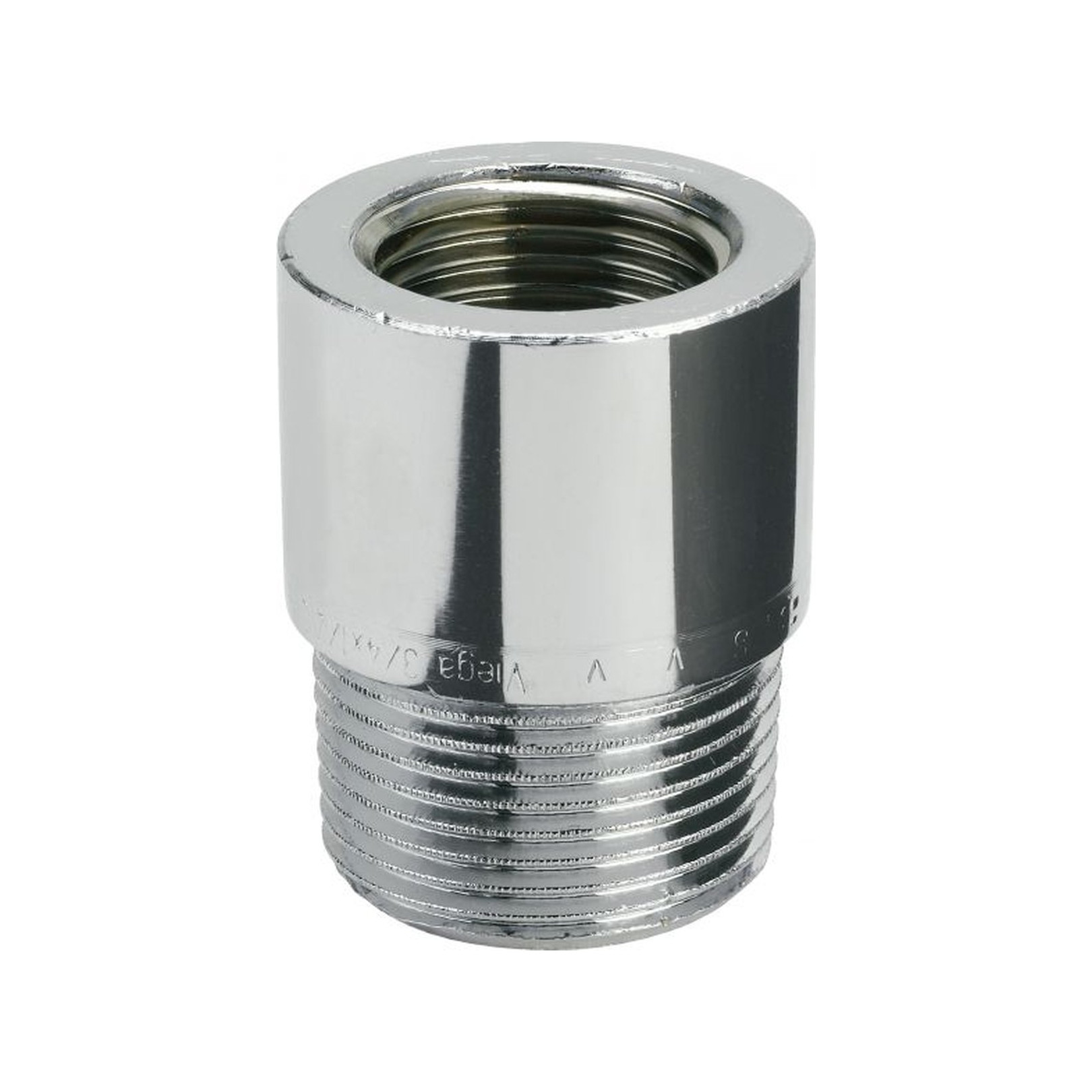 Viega ReduzierStück 3242 Rotguss 1-2ax3-4i verchromt 448158